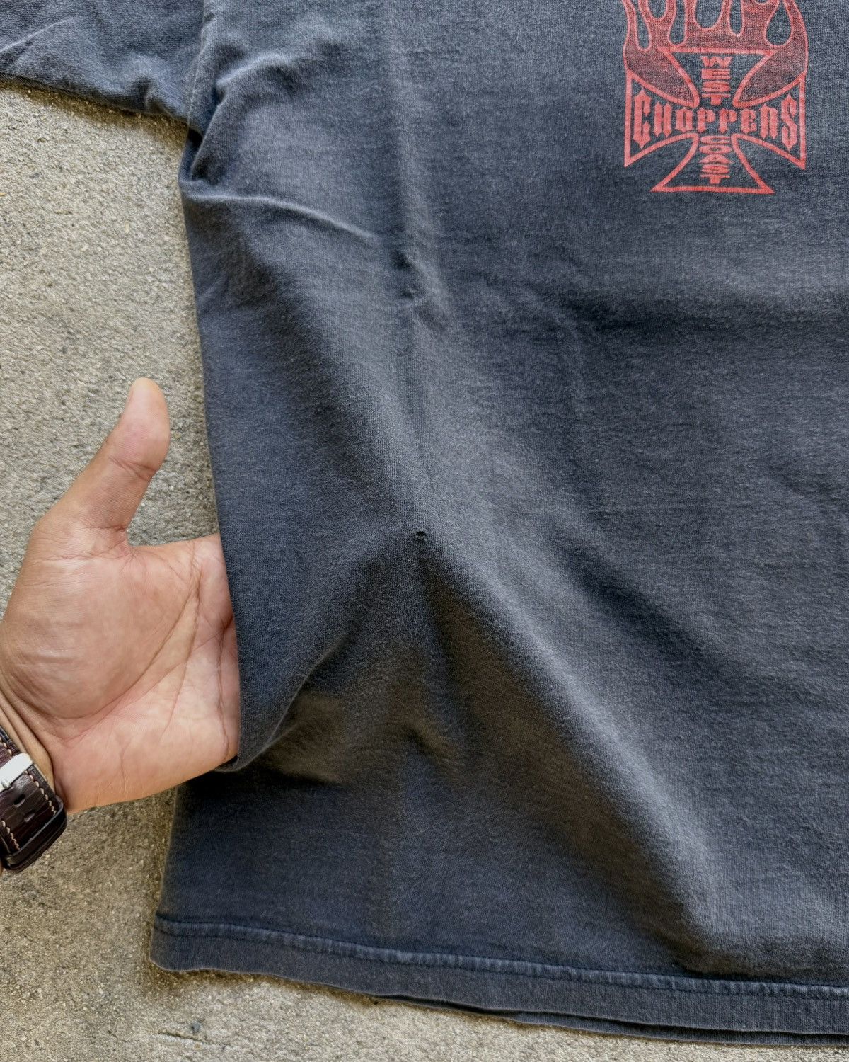 West Coast Choppers Vintage West Coast Choppers Fire Flames Size US L / EU 52-54 / 3 - 5 Thumbnail