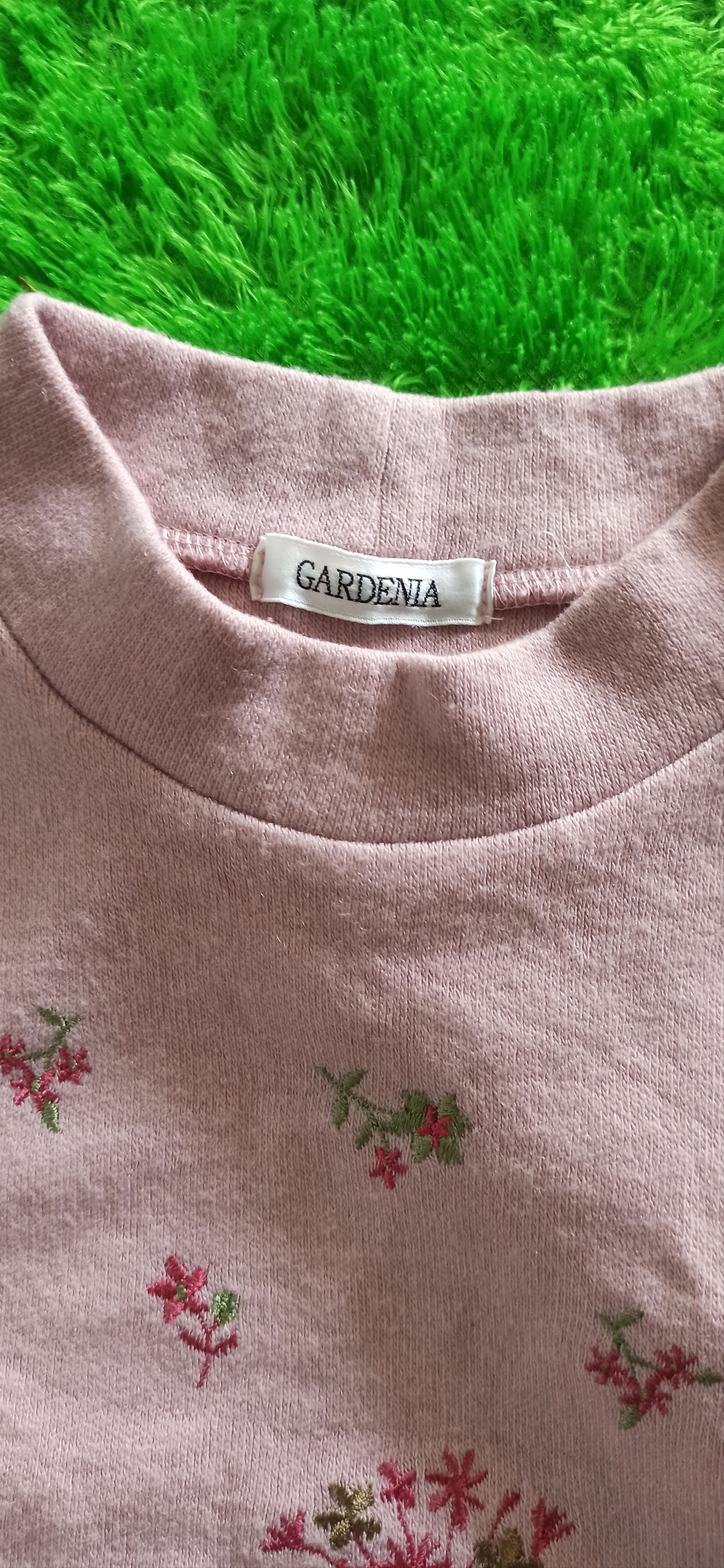 Designer × Japanese Brand Gardenia Embroidery Flower Knitwear Size S / US 4 / IT 40 - 5 Thumbnail