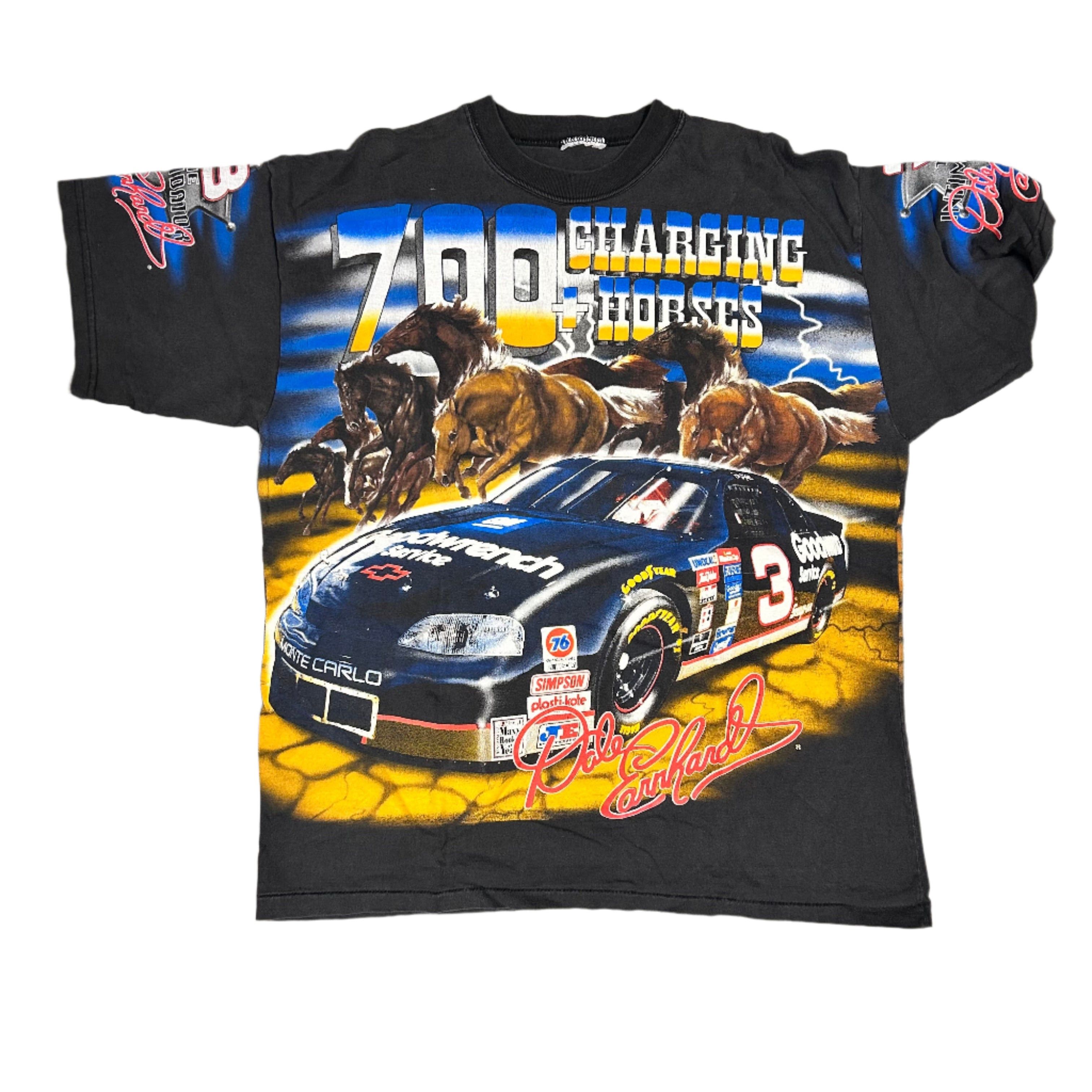 NASCAR 90s NASCAR Dale Earnhardt T-Shirt All Over Print Size US XL / EU 56 / 4 - 1 Thumbnail