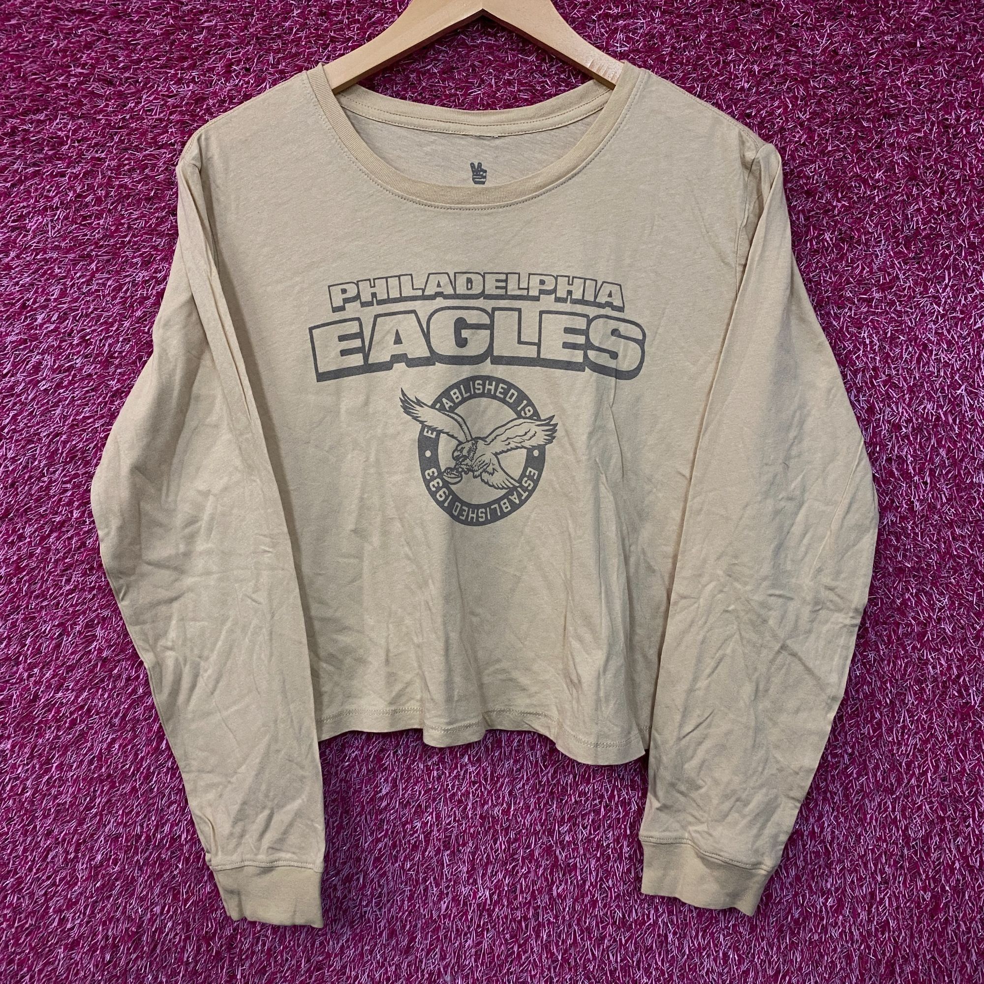 Junk Food Junk Food Clothing Philadelphia Eagles Women's Brown Croppe Size S / US 4 / IT 40 - 1 Thumbnail