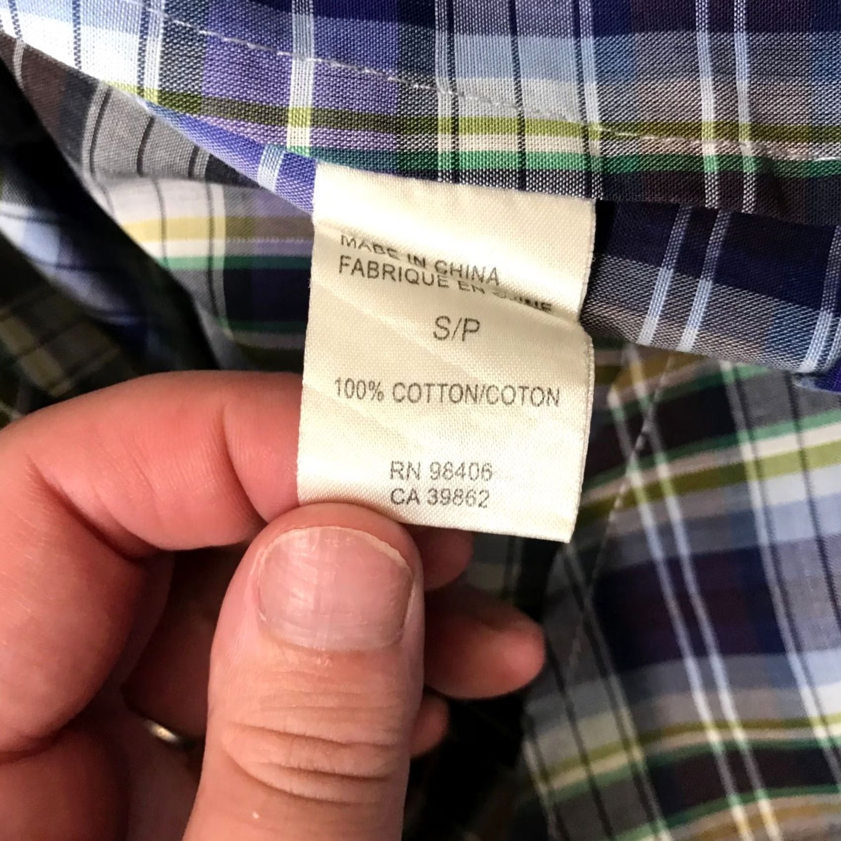 Theory THEORY WOMEN'S SMALL MULTICOLOR PLAID LONG SLEEVE BUTTON UP COTTON TOP SHIRT Size S / US 4 / IT 40 - 8 Thumbnail