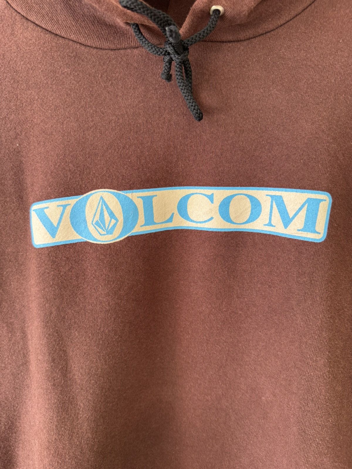 Volcom VINTAGE 90’S VOLCOM BROWN HOODIE Size US L / EU 52-54 / 3 - 3 Thumbnail