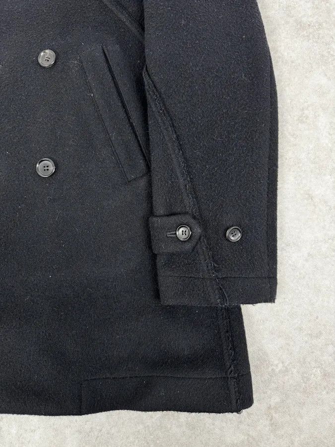 Comme des Garcons AW2003 Comme des Garçons Homme Plus Black Wool Officer Coat Size US L / EU 52-54 / 3 - 8 Thumbnail
