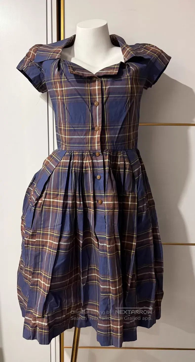 Vivienne Westwood Vivienne Westwood Red Label Blue Plaid Dress Size M / US 6-8 / IT 42-44 - 1 Thumbnail
