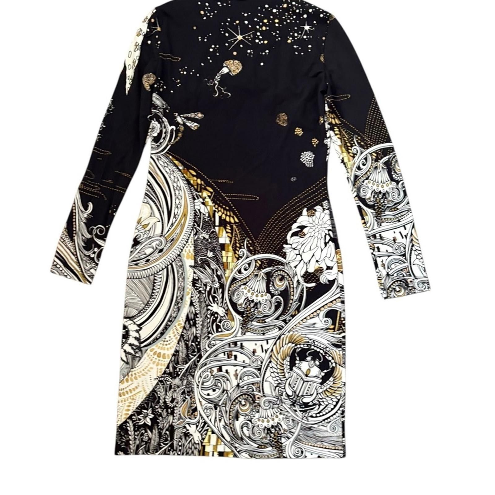 Roberto Cavalli Roberto Cavalli Made in Italy V-Neck Tassel Dress Size M / US 6-8 / IT 42-44 - 4 Thumbnail