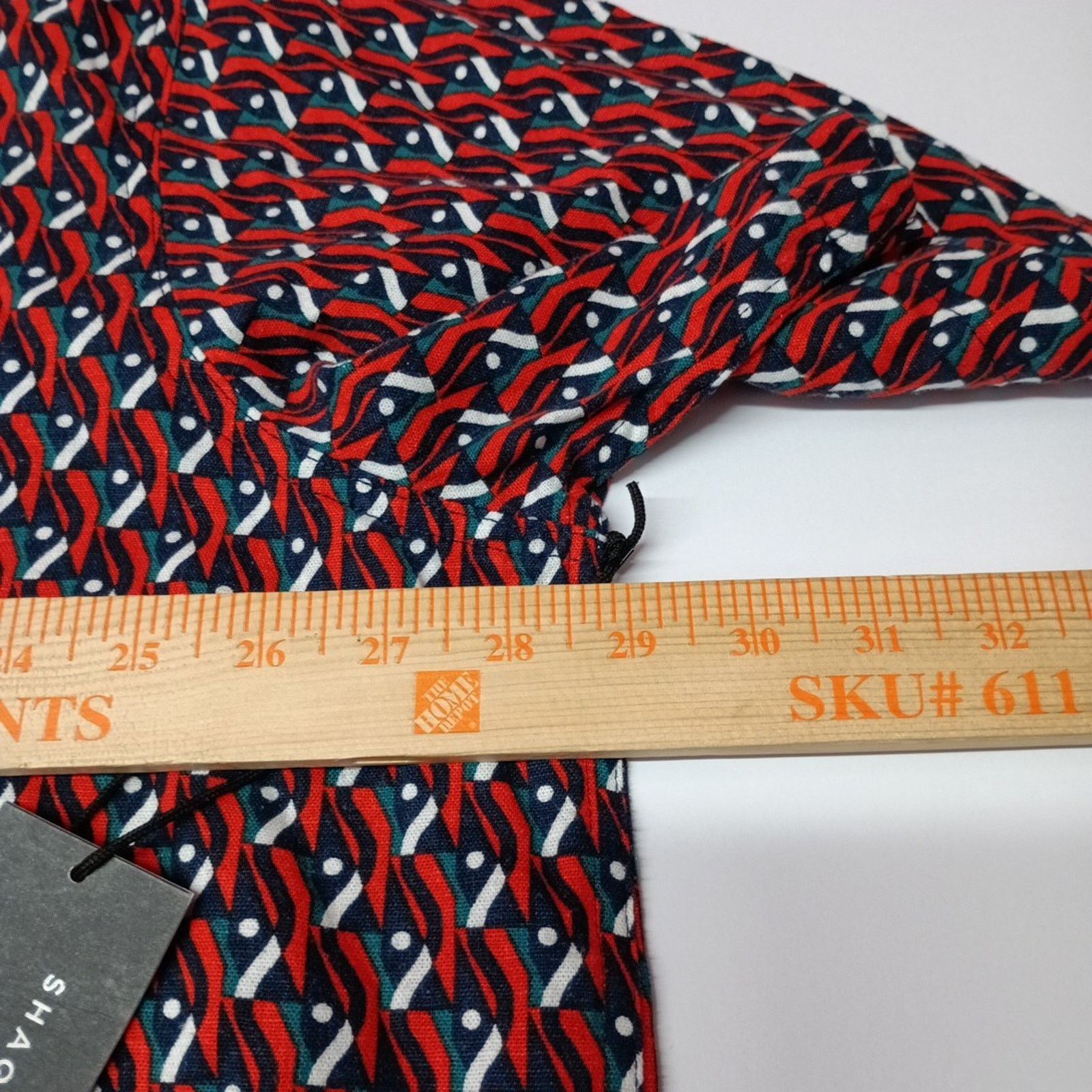 Other Men's Shaquille O'neal Linen Blend Geometric Shirt Size 2XLT Size US XXL / EU 58 / 5 - 4 Thumbnail