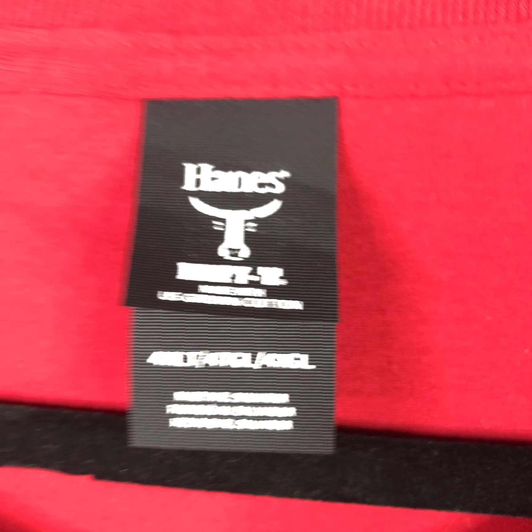 Hanes VINTAGE Hanes Shirt Mens 4XLT Red Beefy-T Tall Tee Solid Oversized Cotton Crewneck Size US XXL / EU 58 / 5 - 5 Thumbnail