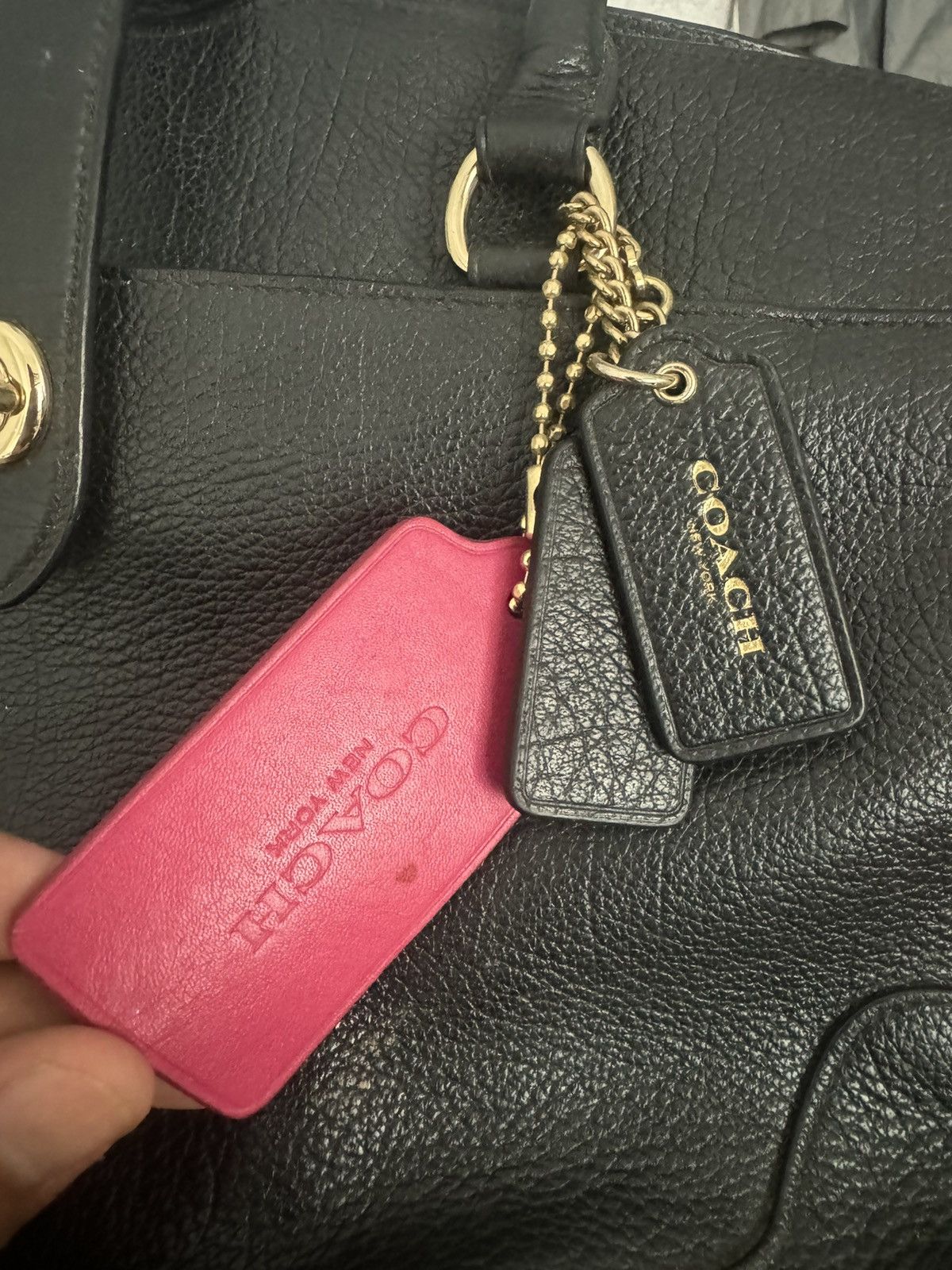 Coach × Designer Coach HandBag Full Leather Size ONE SIZE - 2 Thumbnail