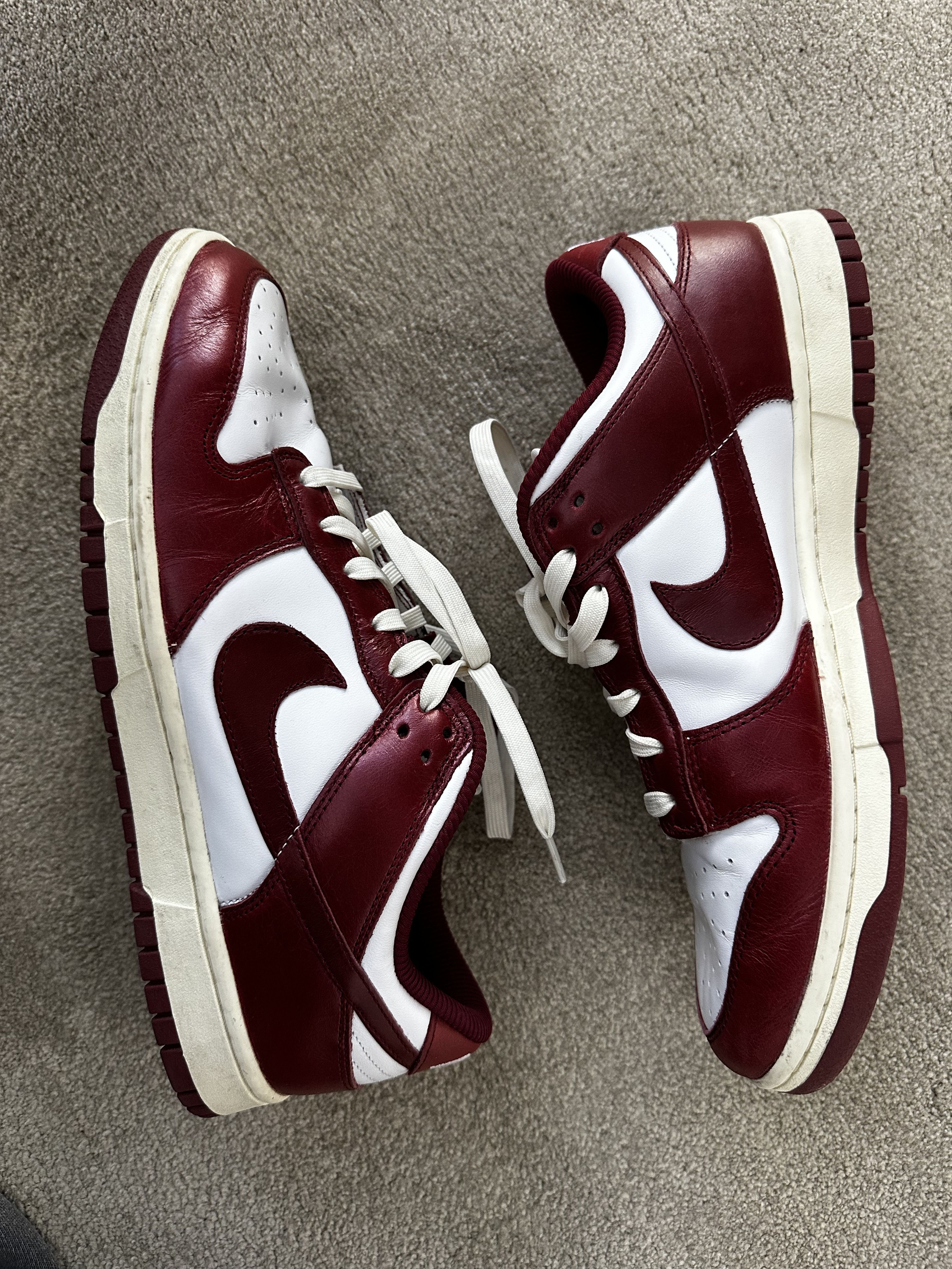 Nike Nike Dunk Low PRM Coconut Milk / Team Red (W) — US 10.5 Size US 10.5 / EU 43-44 - 3 Thumbnail
