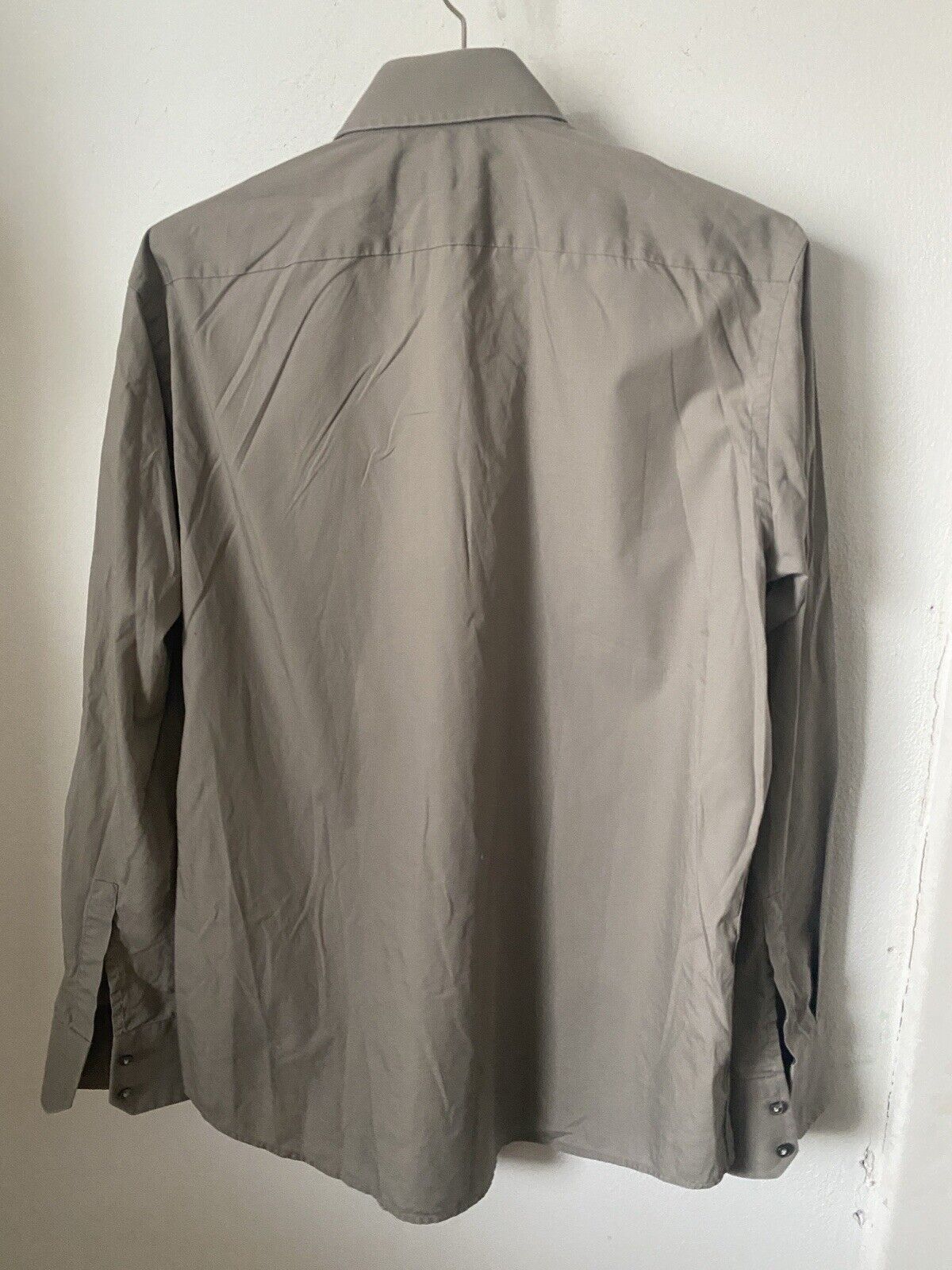 Hugo Boss Hugo Boss Shirt Mens Beige Size 42 A25 Size US L / EU 52-54 / 3 - 2 Thumbnail