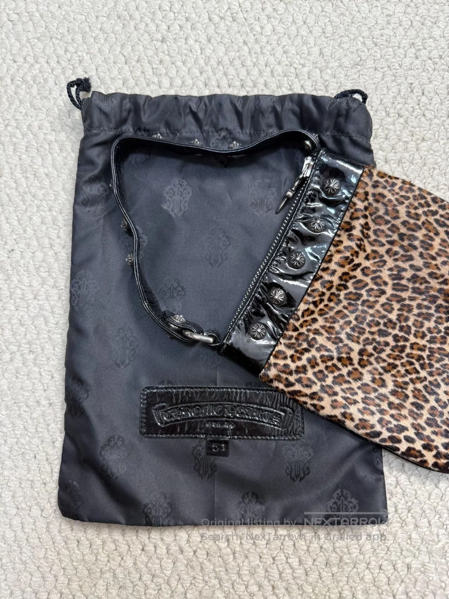 Chrome Hearts Chrome Hearts Fashion Week Limited Leopard Clutch. Size ONE SIZE - 4 Thumbnail