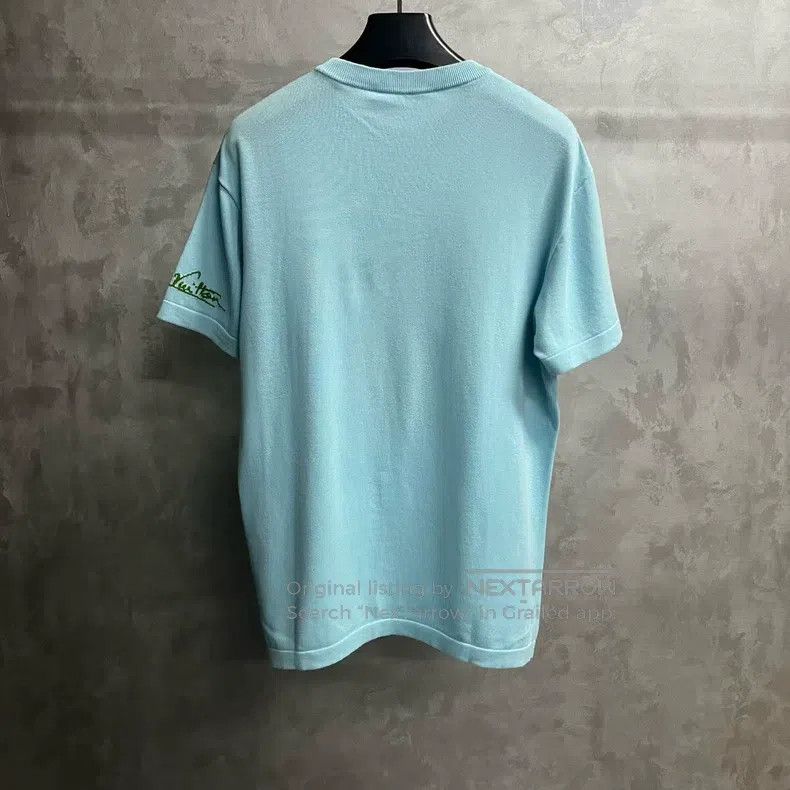 Louis Vuitton Louis Vuitton Blue Crew Neck Monogram Logo Embroidered Sho Size US M / EU 48-50 / 2 - 5 Thumbnail