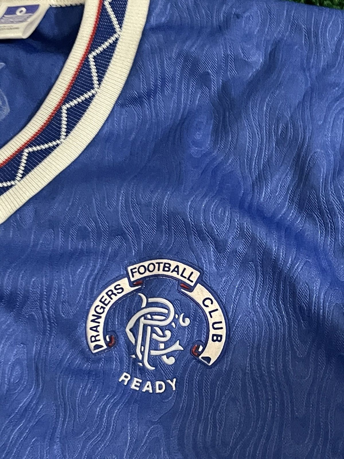 Vintage RANGERS 1990 1992 HOME SHIRT FOOTBALL SOCCER JERSEY ADMIRAL ...