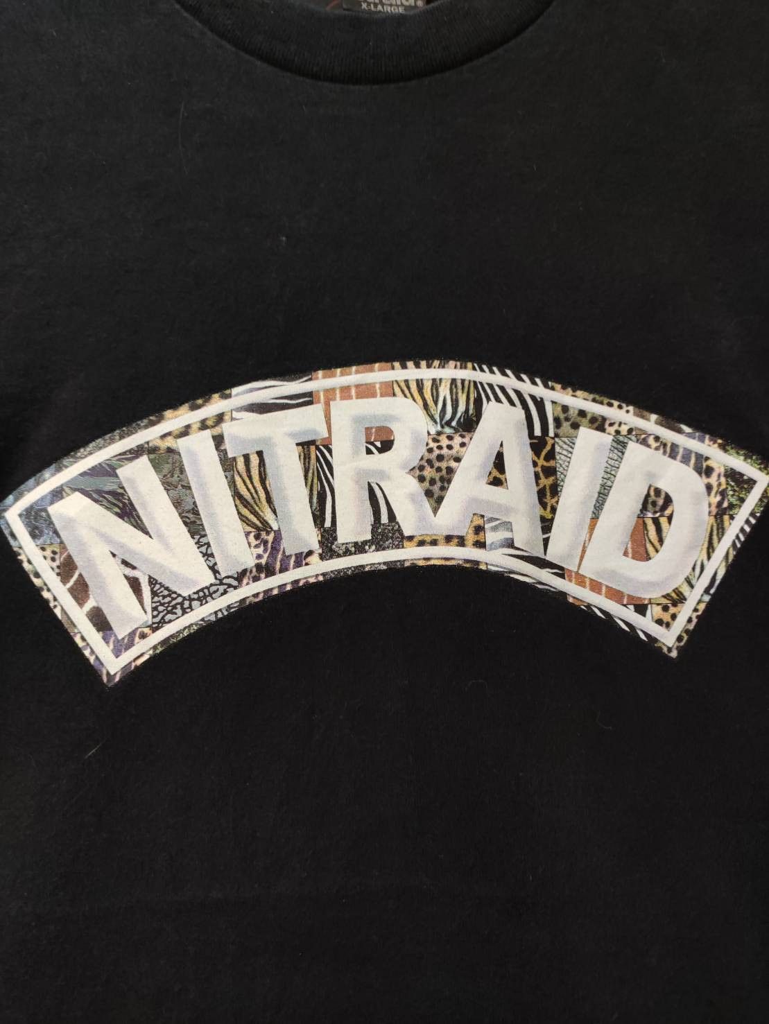 Japanese Brand Nitraid Anti Babylon Equipment Animal Patchwork Logo T-Shirt Size US XL / EU 56 / 4 - 3 Thumbnail