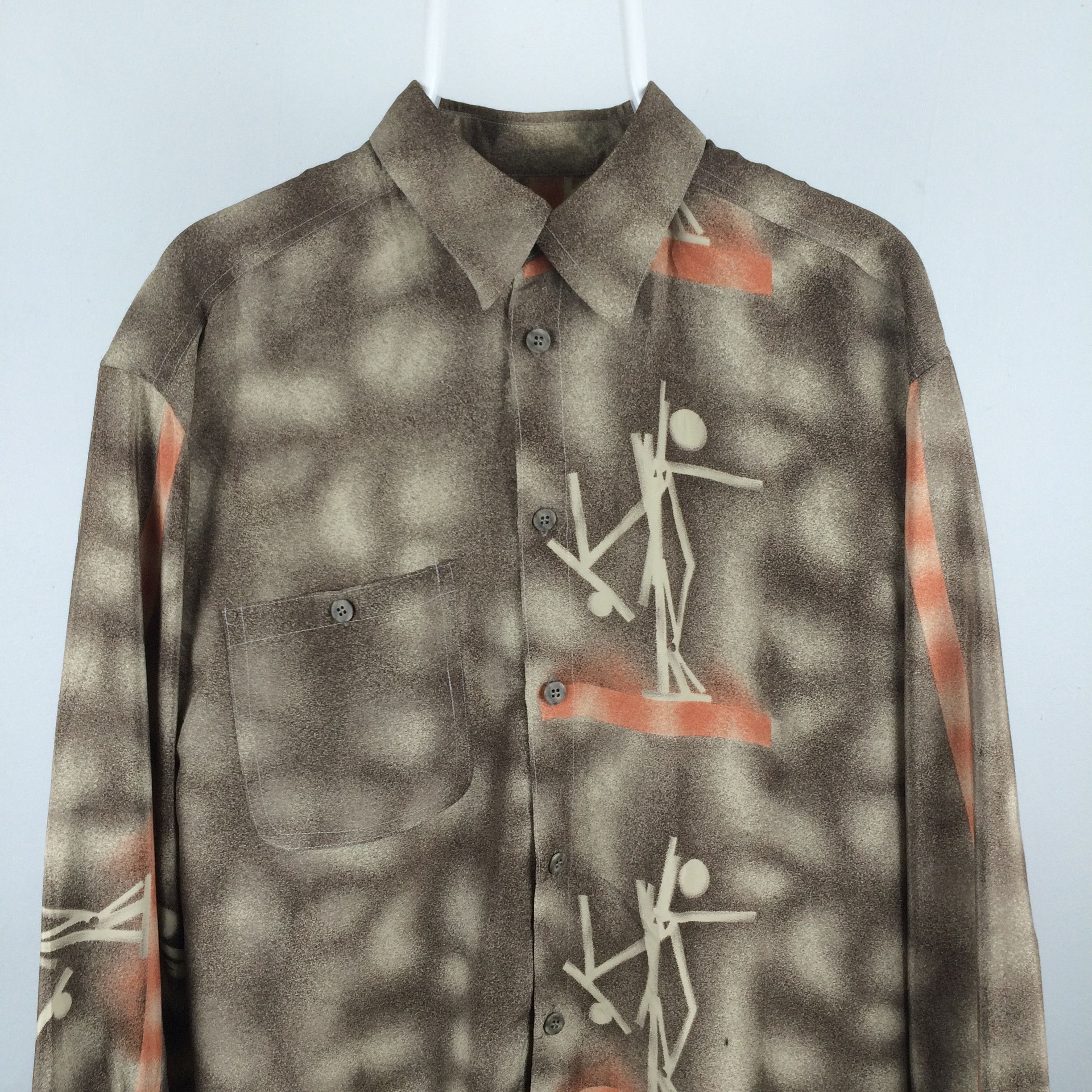 Designer × Japanese Brand × Vintage H45 BRATBYS JAPAN BRAND SHIRT YAKUZA STYLE Size US XL / EU 56 / 4 - 4 Thumbnail
