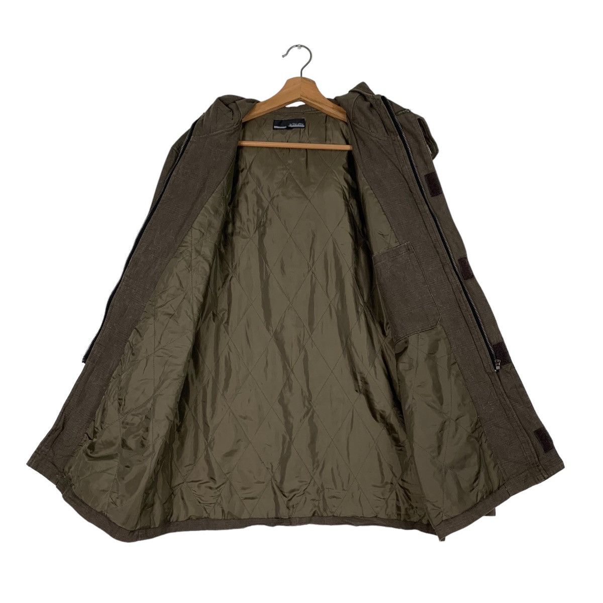 In The Attic IN THE ATTIC Brown Hoodie Jacket #0637-C29 Size US M / EU 48-50 / 2 - 11 Thumbnail