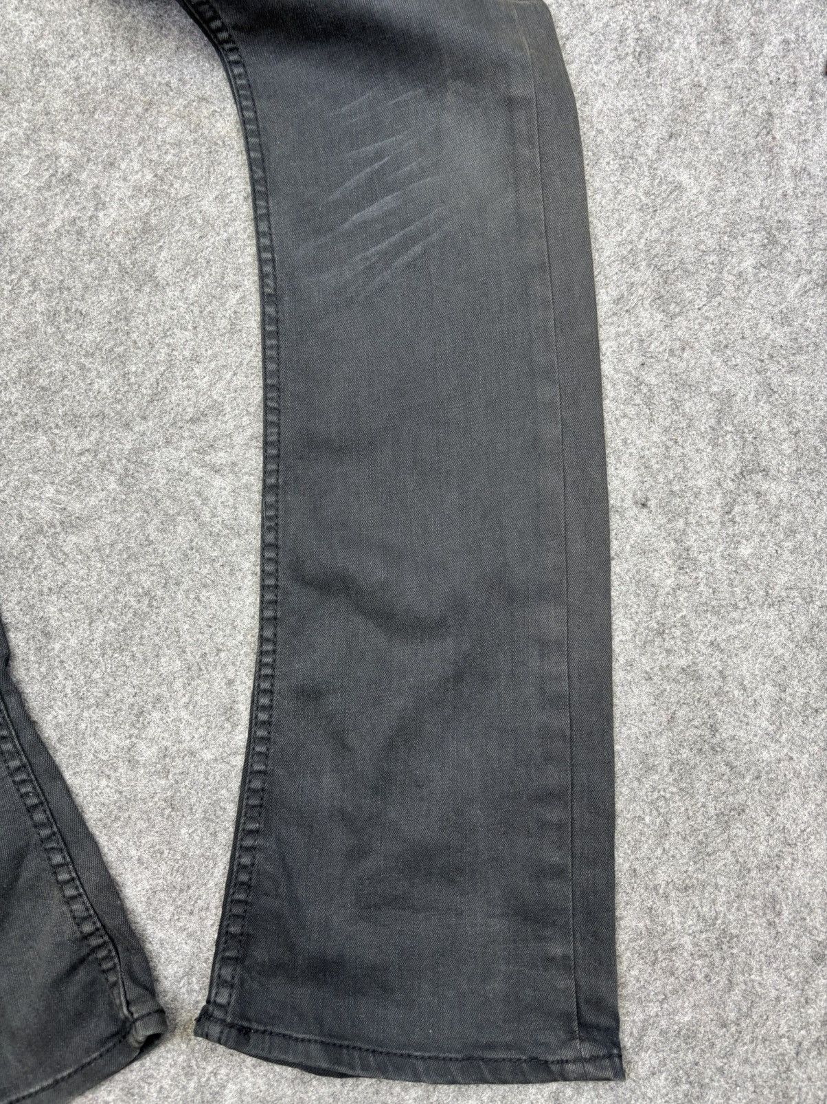 Japanese Brand 💥Flare💥 Urban Craft Black Wash Minimalist Denim F828 Size US 33 - 6 Thumbnail