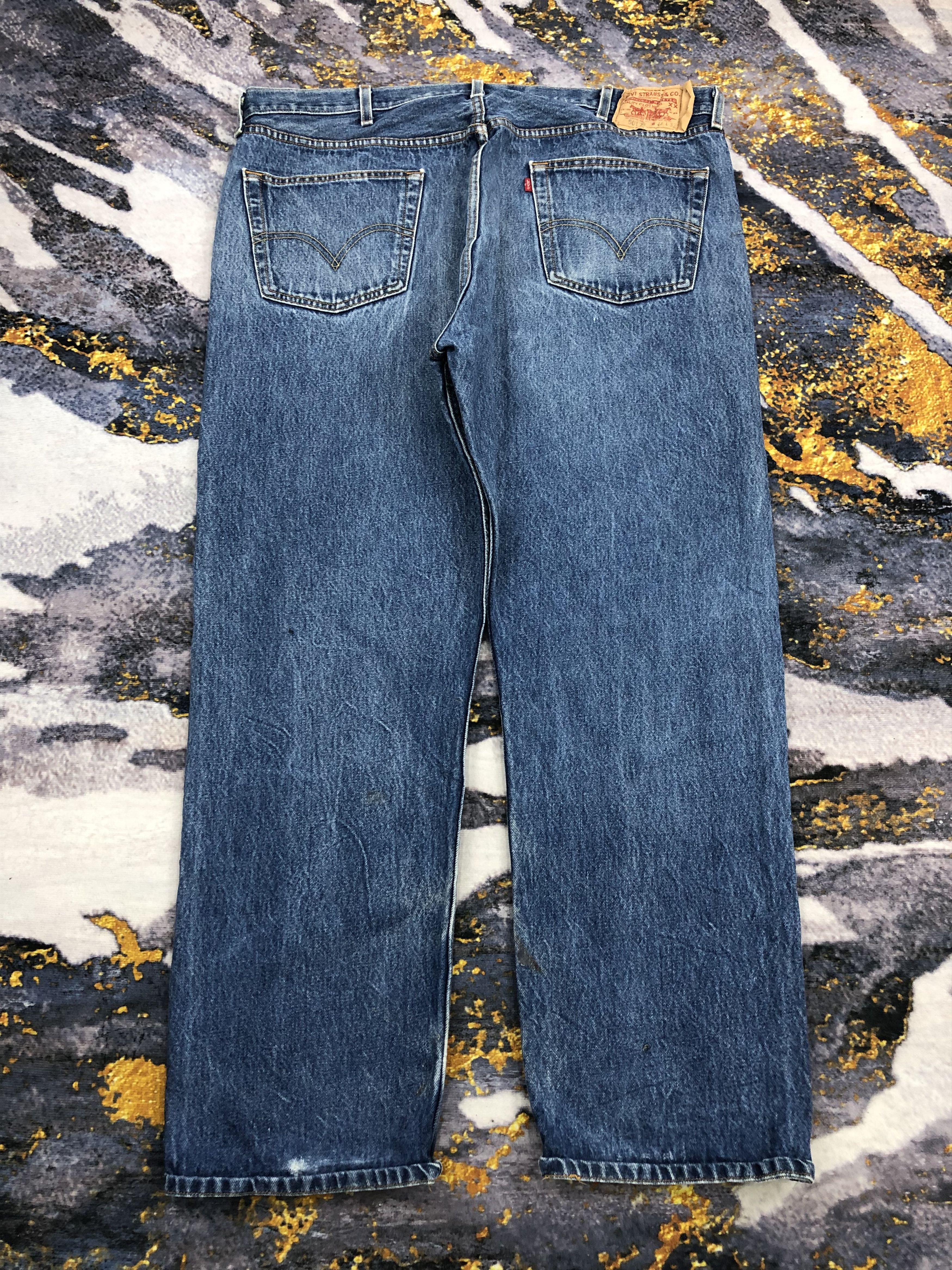 Levi's Vintage Levis 501xx Faded Blue Jeans DPP0179 Size US 41 - 3 Thumbnail