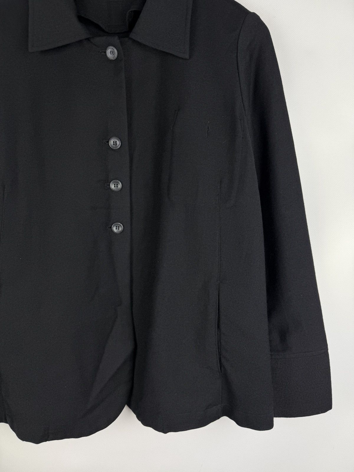 hannes roether Hannes Roether Ladies Avant-garde Wool Blazer Jacket Size M Size M / US 6-8 / IT 42-44 - 6 Thumbnail