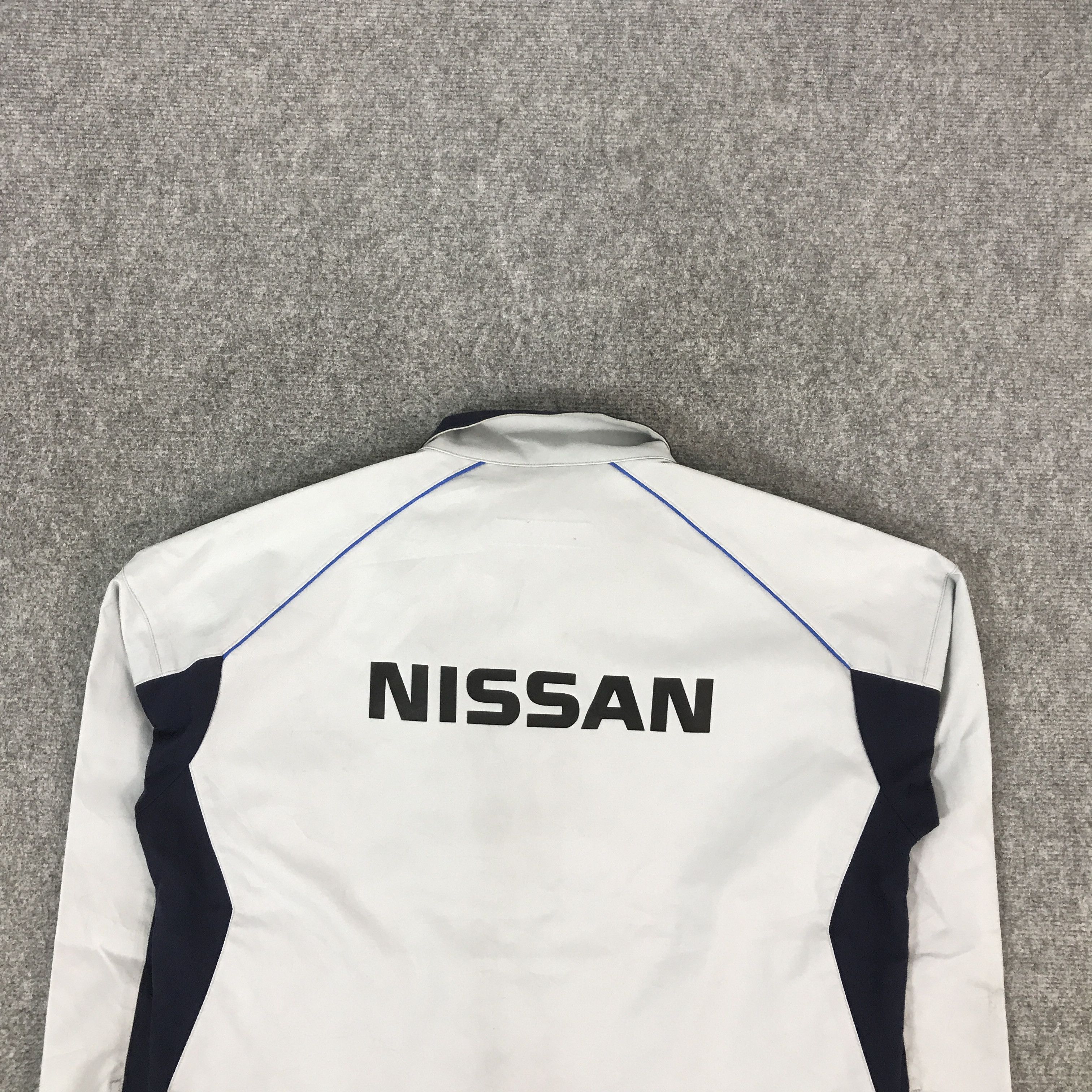 Japanese Brand NISSAN RACING CUSTOM JAPAN WORKWEAR JACKET Size US L / EU 52-54 / 3 - 4 Thumbnail