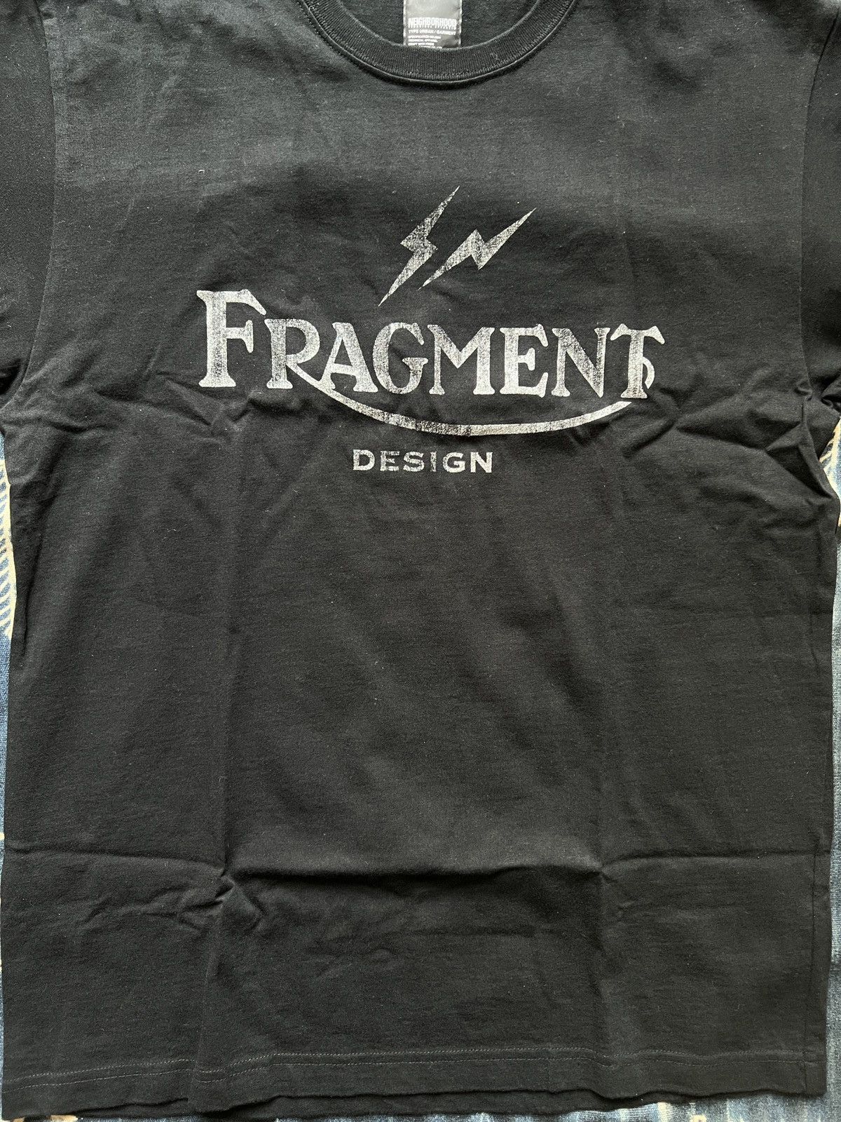 Fragment Design × Neighborhood × Undercover Fragment Design X Neighborhood Glitter Printed Logo Tee 13ss Size US M / EU 48-50 / 2 - 4 Thumbnail