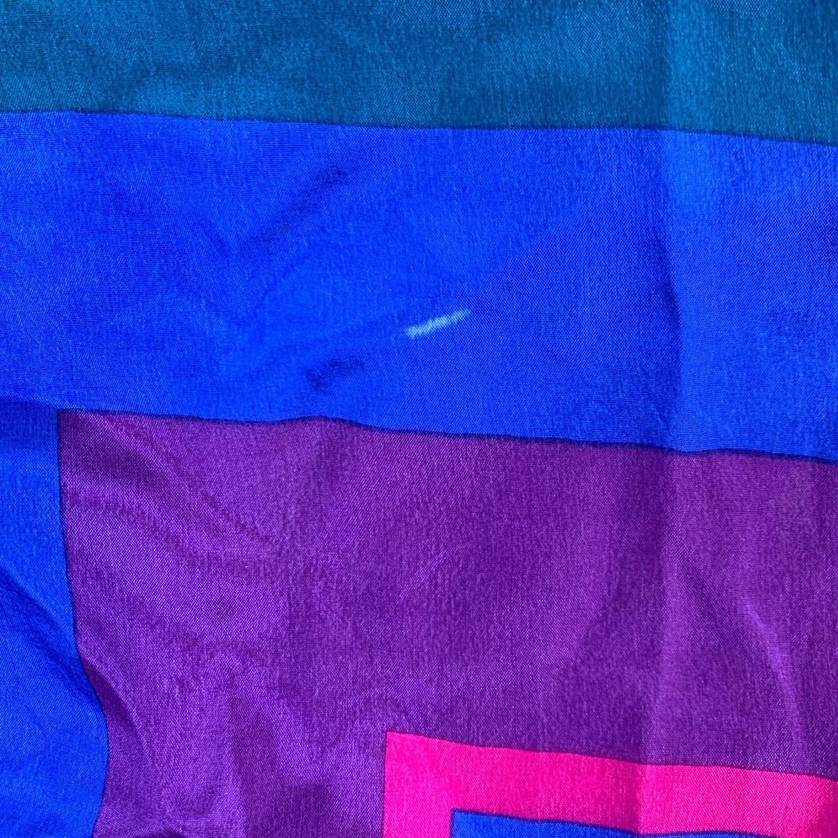 Liz Claiborne Vintage 80s Liz Claiborne Geometric Square Scarf 30.5" x 30.5" User: Vintage 80s Liz Claiborne Geometric Square Scarf 30.5" x 30.5" Size ONE SIZE - 2 Thumbnail
