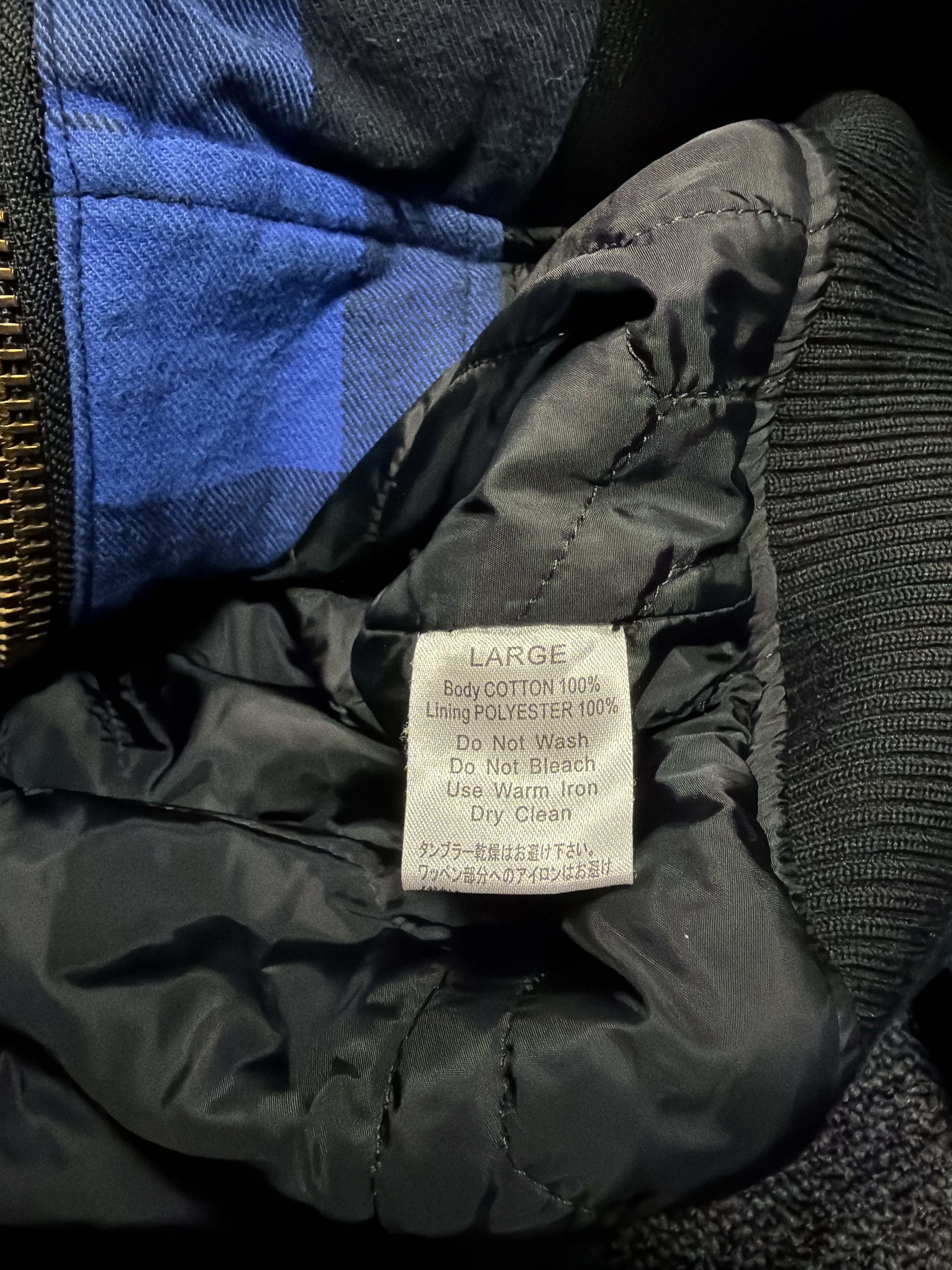 Stussy Vintage Stussy Chequered Zip Up Workwear Jacket Blue - Large Size US L / EU 52-54 / 3 - 5 Thumbnail