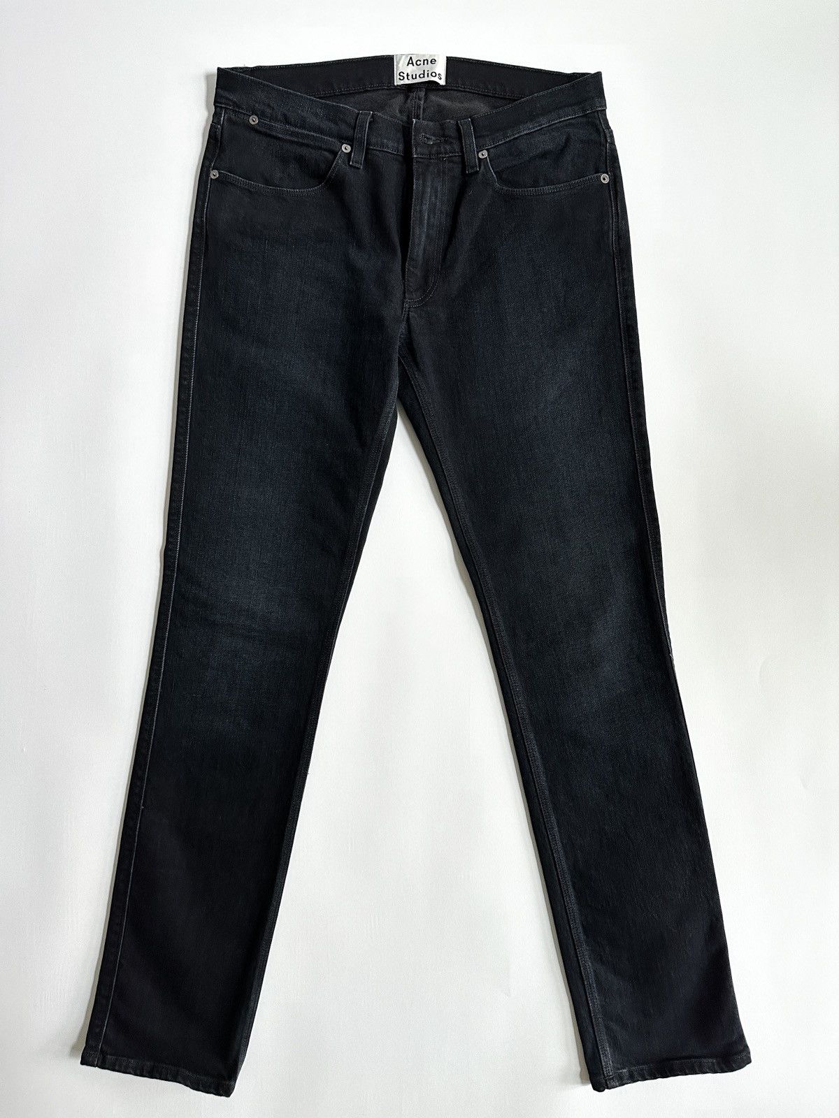 image of Acne Studios Slim Jeans in Black, Men's (Size 31)