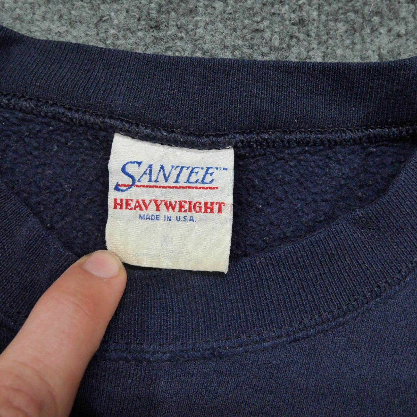 Vintage VINTAGE American Family Insurance Sweatshirt Adult XL Blue Pullover Distressed Sweatshirt Logo 90s Unisex Mens Womens Size US XL / EU 56 / 4 - 4 Thumbnail