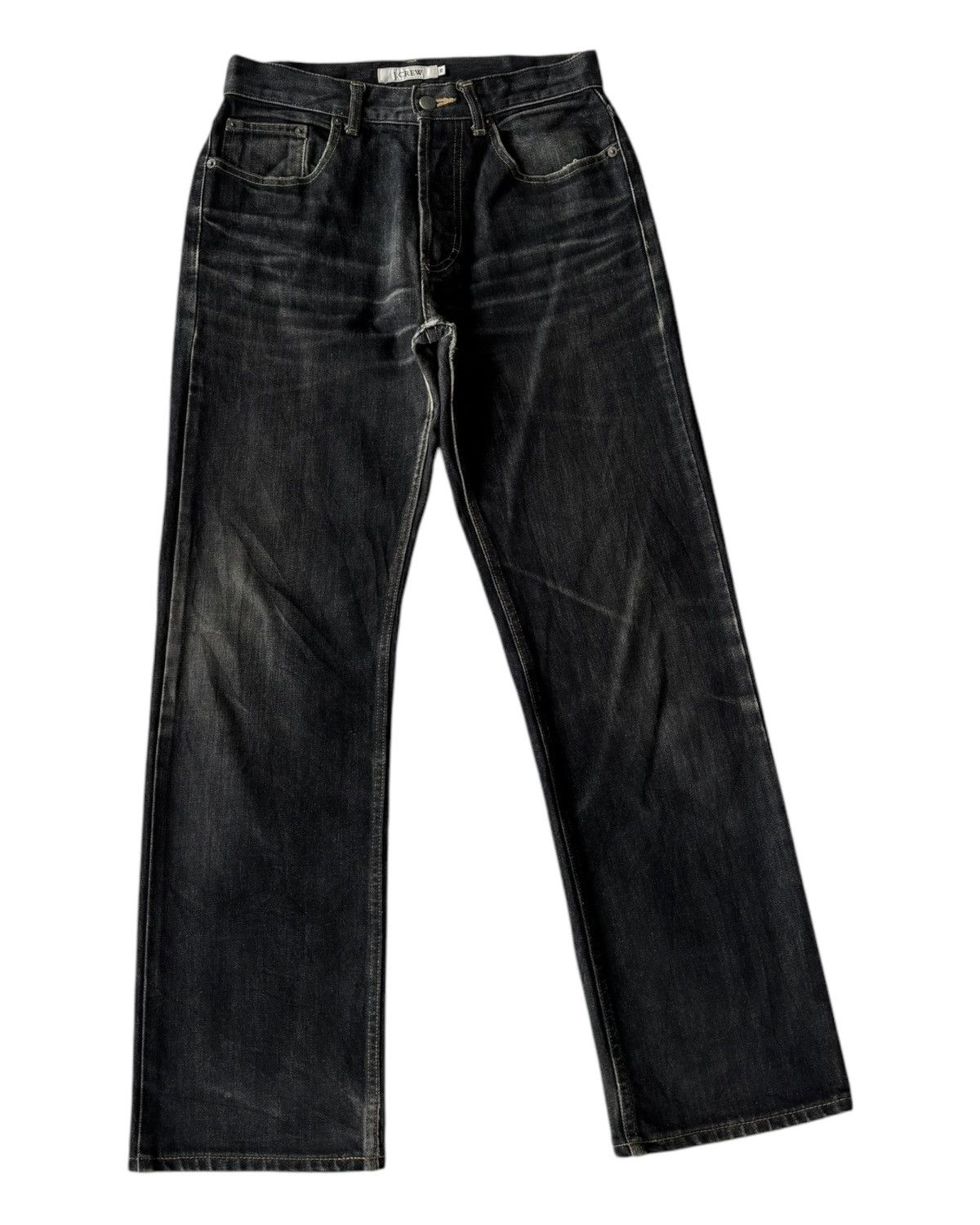 Kapital 🔥VINTAGE CLAWMARK BLACK DENIM J.CREW DISTRESSED DENIM Size US 30 / EU 46 - 7 Thumbnail