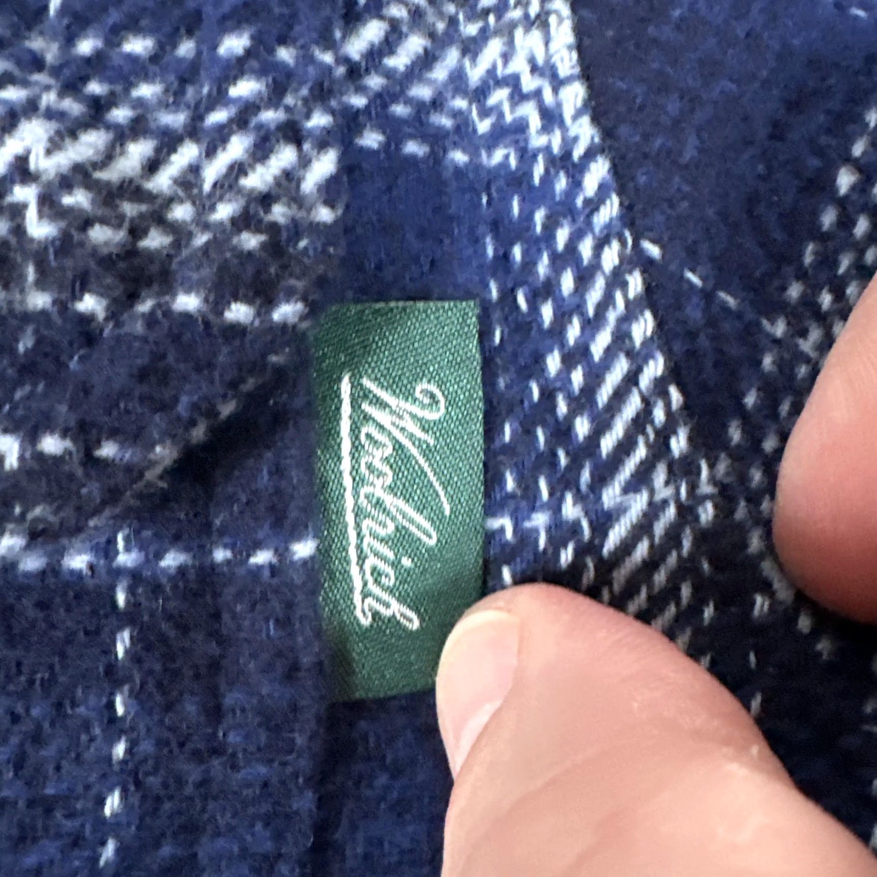 Vintage Woolrich Shirt Mens Medium Blue Plaid Flannel Shacket Button Front Lined Outdoor Size US M / EU 48-50 / 2 - 6 Thumbnail