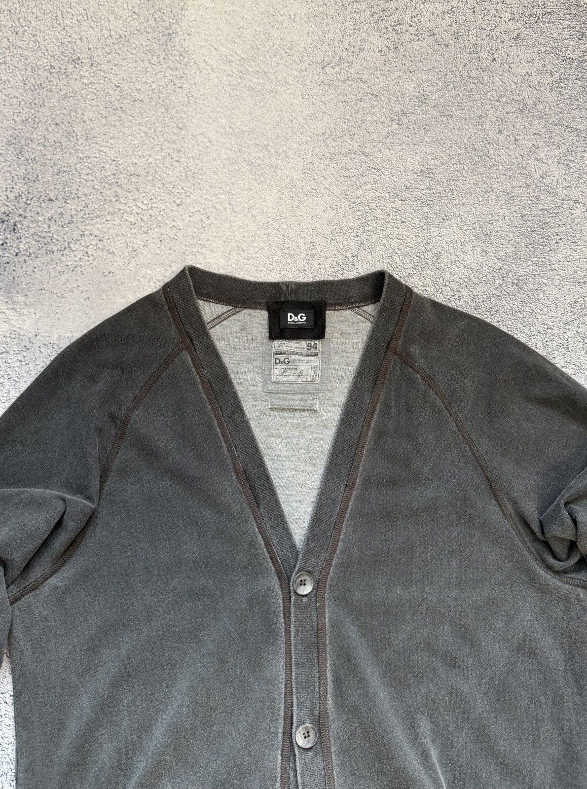 Dolce & Gabbana Dolce & Gabbana D&G Cotton Cardigan Men 50 Logo Pocket Italy Size US M / EU 48-50 / 2 - 4 Thumbnail