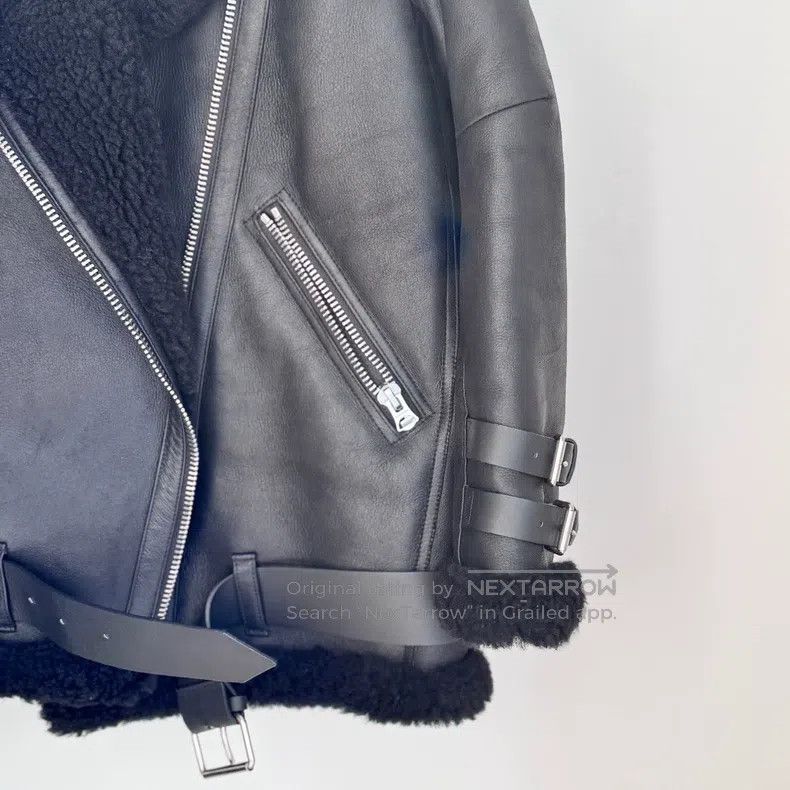 Acne Studios Acne Studios Black Wool Pilot Jacket Size XS / US 0-2 / IT 36-38 - 5 Thumbnail