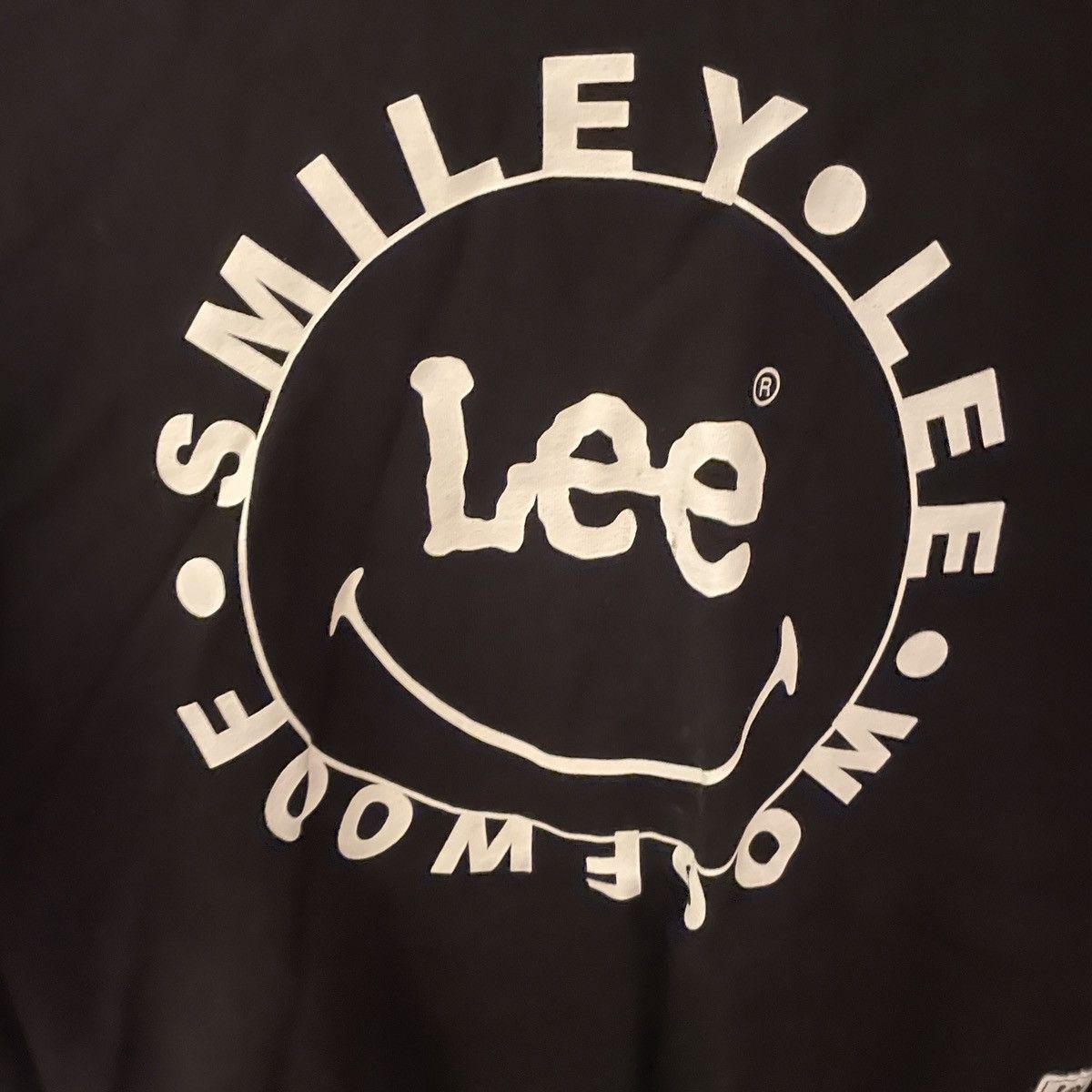 Lee Lee Smiley Black White Pullover Graphic Sweatshirt Size L Size US L / EU 52-54 / 3 - 4 Thumbnail