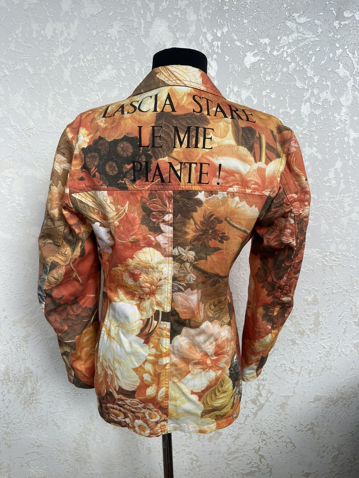 Moschino Moschino Vintage Leave My Plants Alone! Jeans Floral Blazer Size M / US 6-8 / IT 42-44 - 7 Thumbnail