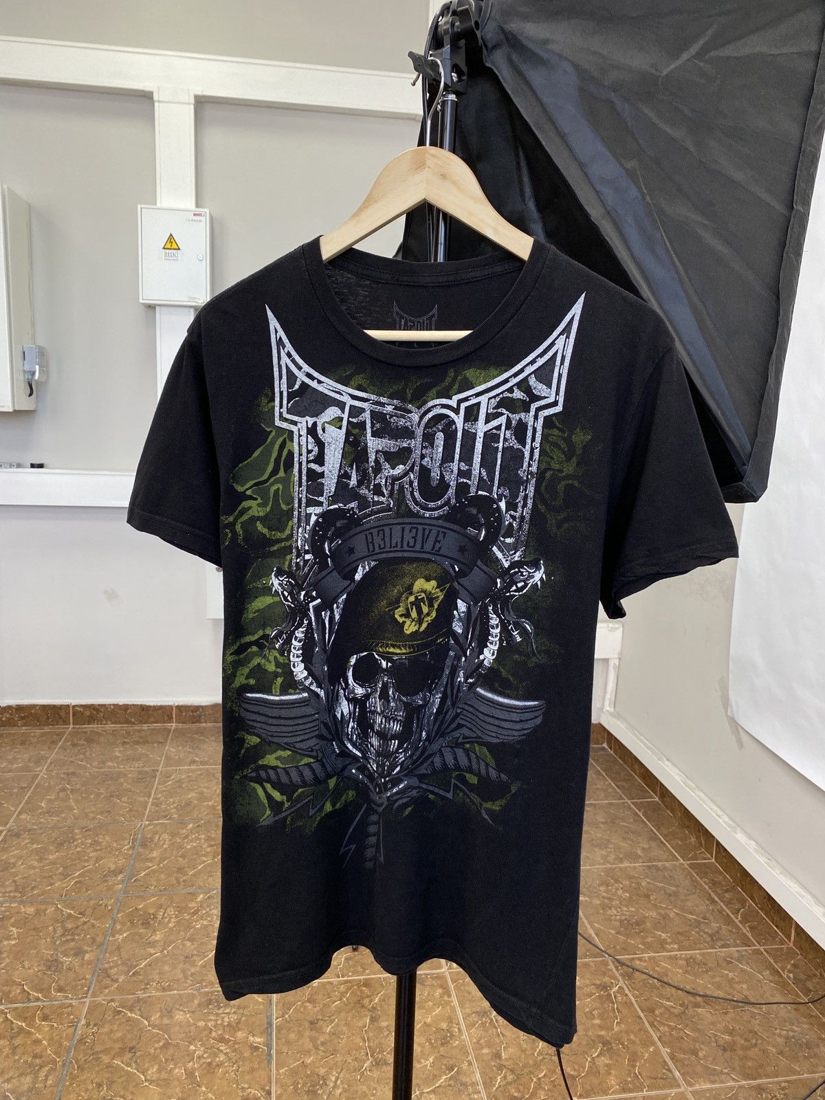 Affliction × Ed Hardy × Tapout 💀 Rare Tapout Skull Military Army Y2K Affliction Style Rare Size US L / EU 52-54 / 3 - 1 Thumbnail