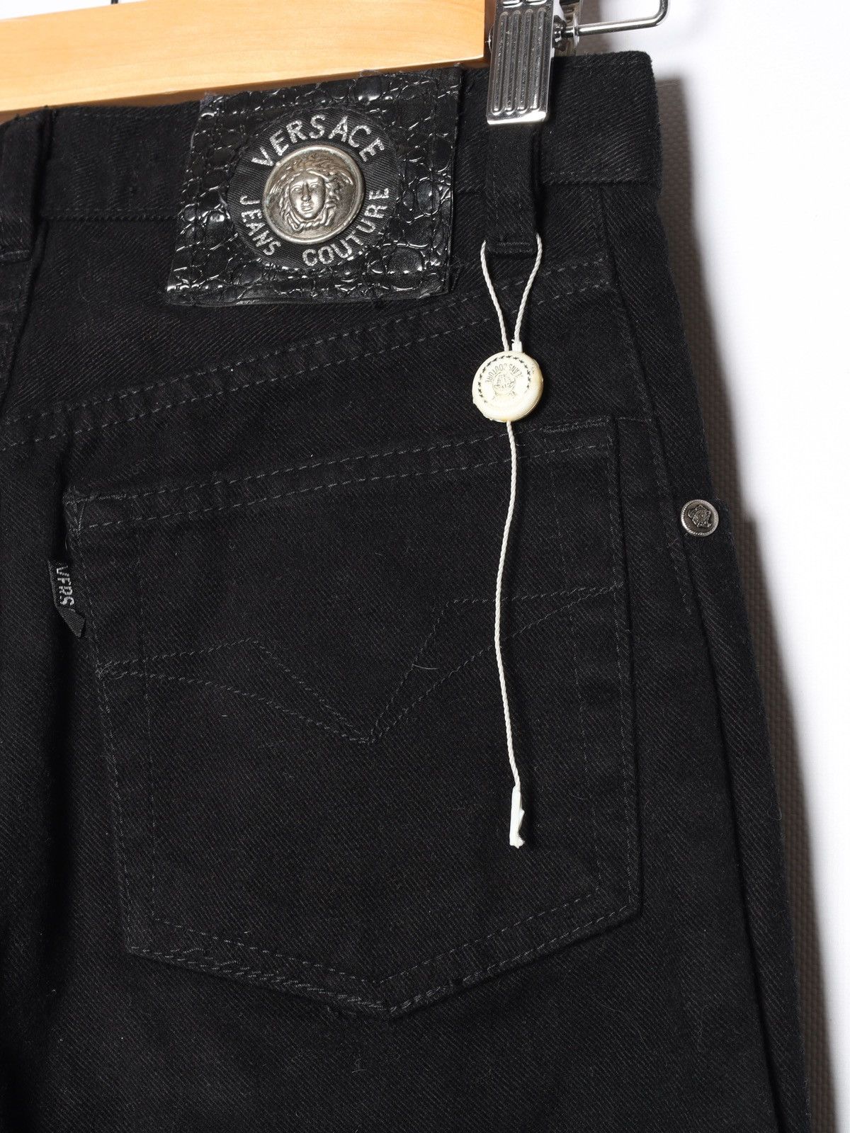 Versace Jeans Couture Versace Jeans Couture Vintage Black Denim Jeans Skinny Pants Size 27" / US 4 / IT 40 - 17 Thumbnail