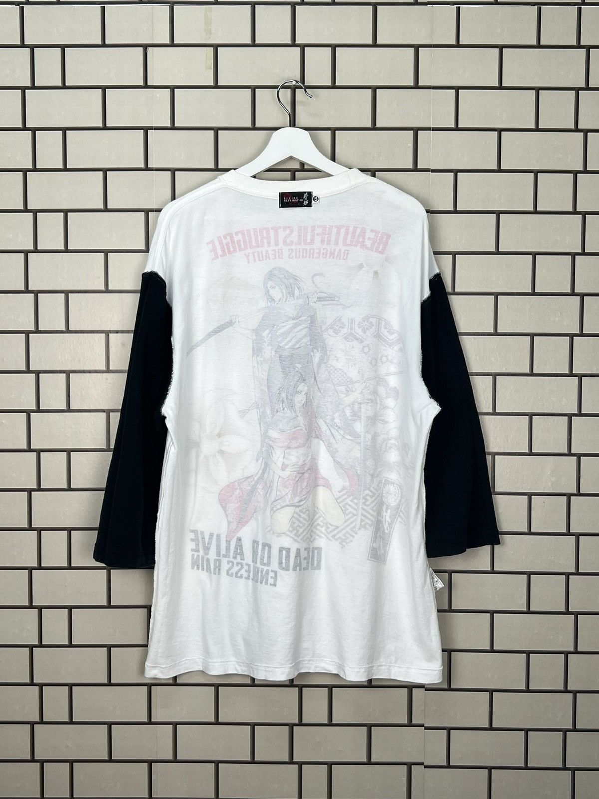 Hysteric Glamour × If Six Was Nine × Japanese Brand Divine Retribution Beautiful Struggle Dangerous Beauty Tee Size US XXL / EU 58 / 5 - 10 Thumbnail