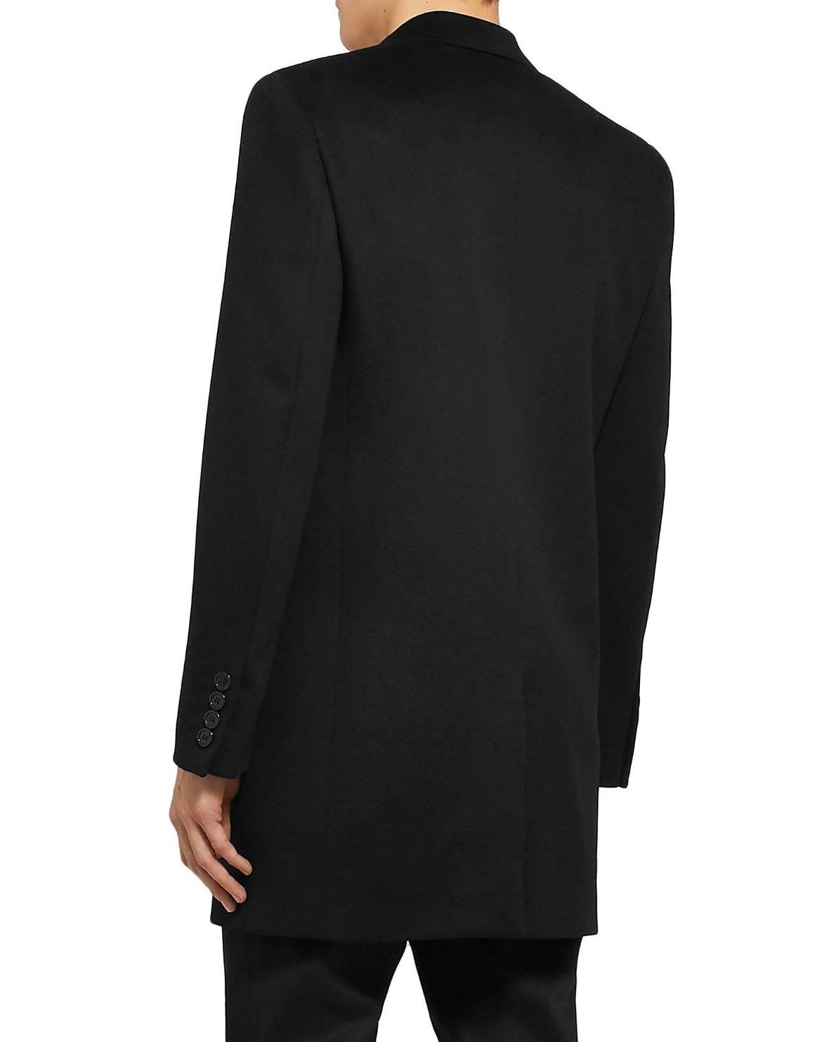 Saint Laurent Paris Single-Breasted Wool Cashmere Coat Size US L / EU 52-54 / 3 - 15 Thumbnail