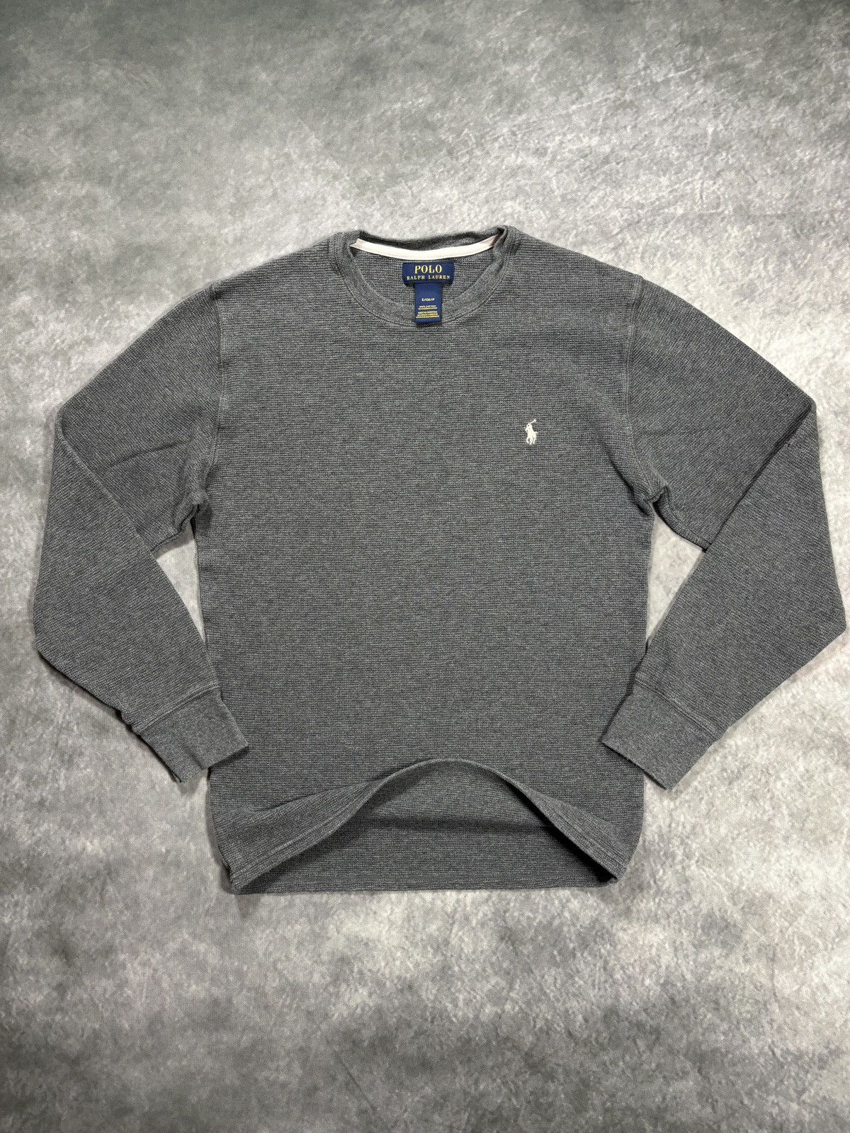 Polo Ralph Lauren Polo Ralph Lauren Thermal Longsleeve Horseman Waffle Vintage Size US S / EU 44-46 / 1 - 2 Thumbnail