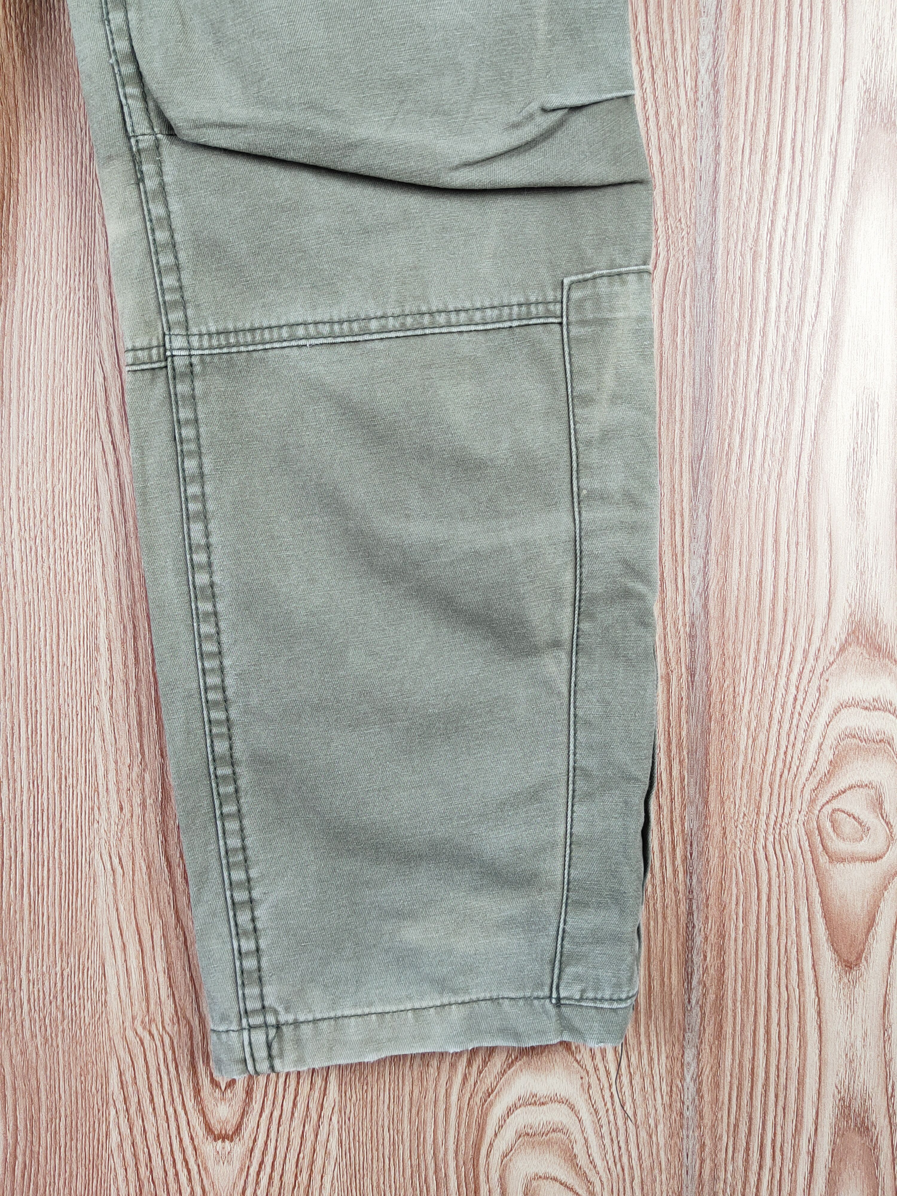 Faded Glory Jungle Storm Green Faded Multipocket Cargo Pants #W013 Size US 30 / EU 46 - 6 Thumbnail