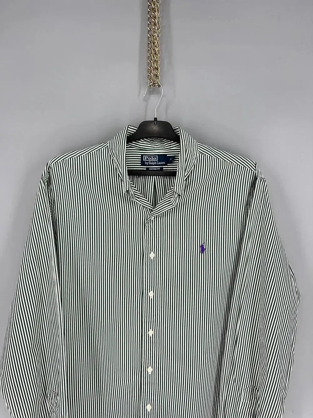 Polo Ralph Lauren Vintage striped shirt polo Ralph Lauren size XL rare Size US XL / EU 56 / 4 - 6 Thumbnail