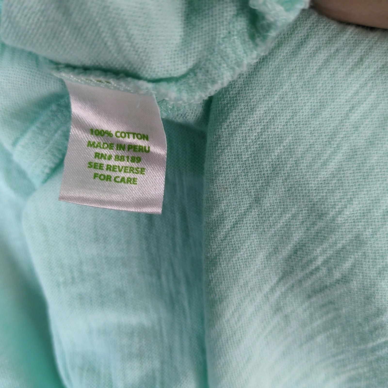 Lilly Pulitzer Lilly Pulitzer Thea Seafoam Tunic Top Women's M Applique Size M / US 6-8 / IT 42-44 - 4 Thumbnail