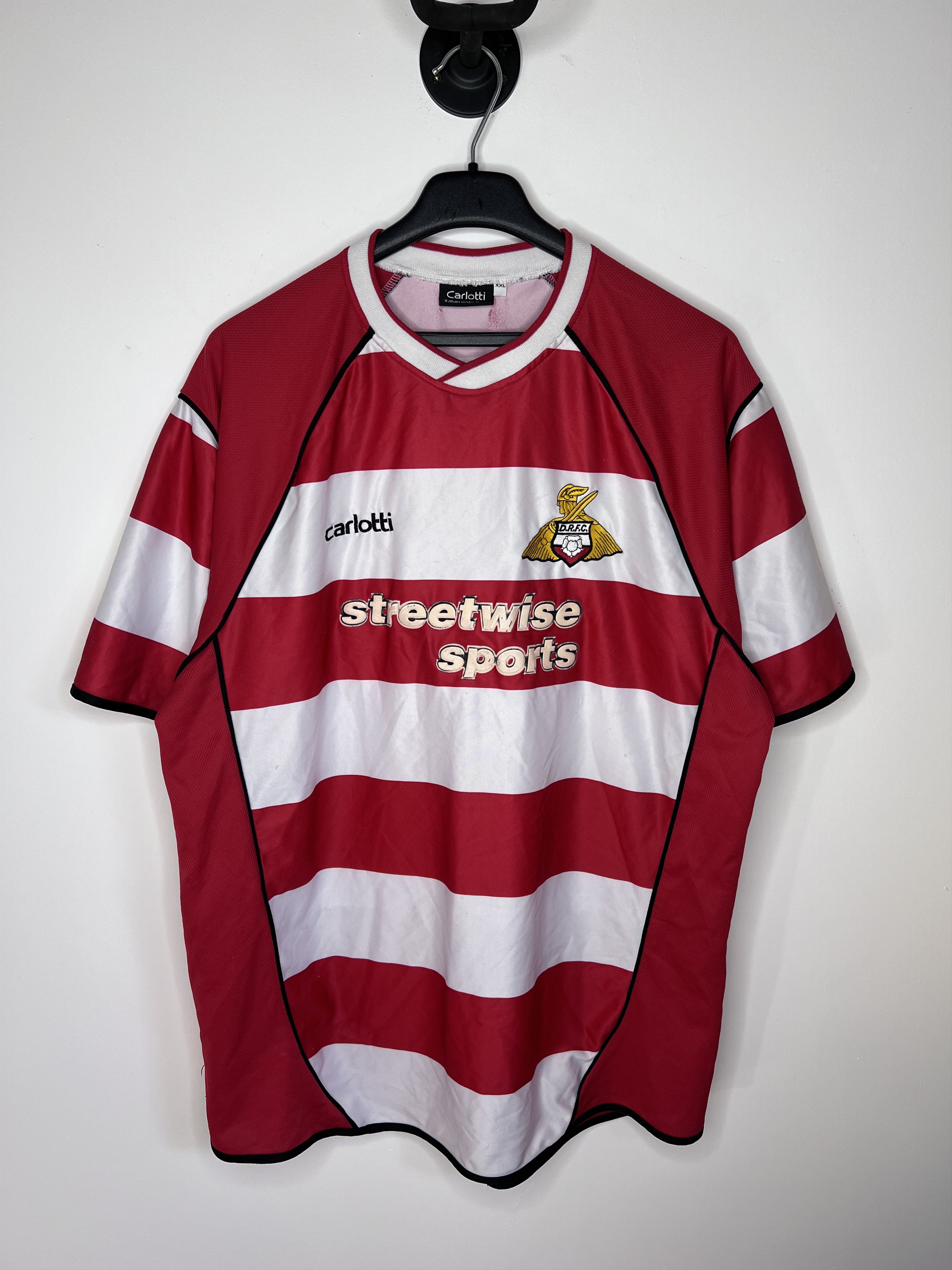 Umbro DONCASTER ROVERS 2003-05 HOME FOOTBALL SHIRT SOCCER JERSEY Size US M / EU 48-50 / 2 - 1 Thumbnail