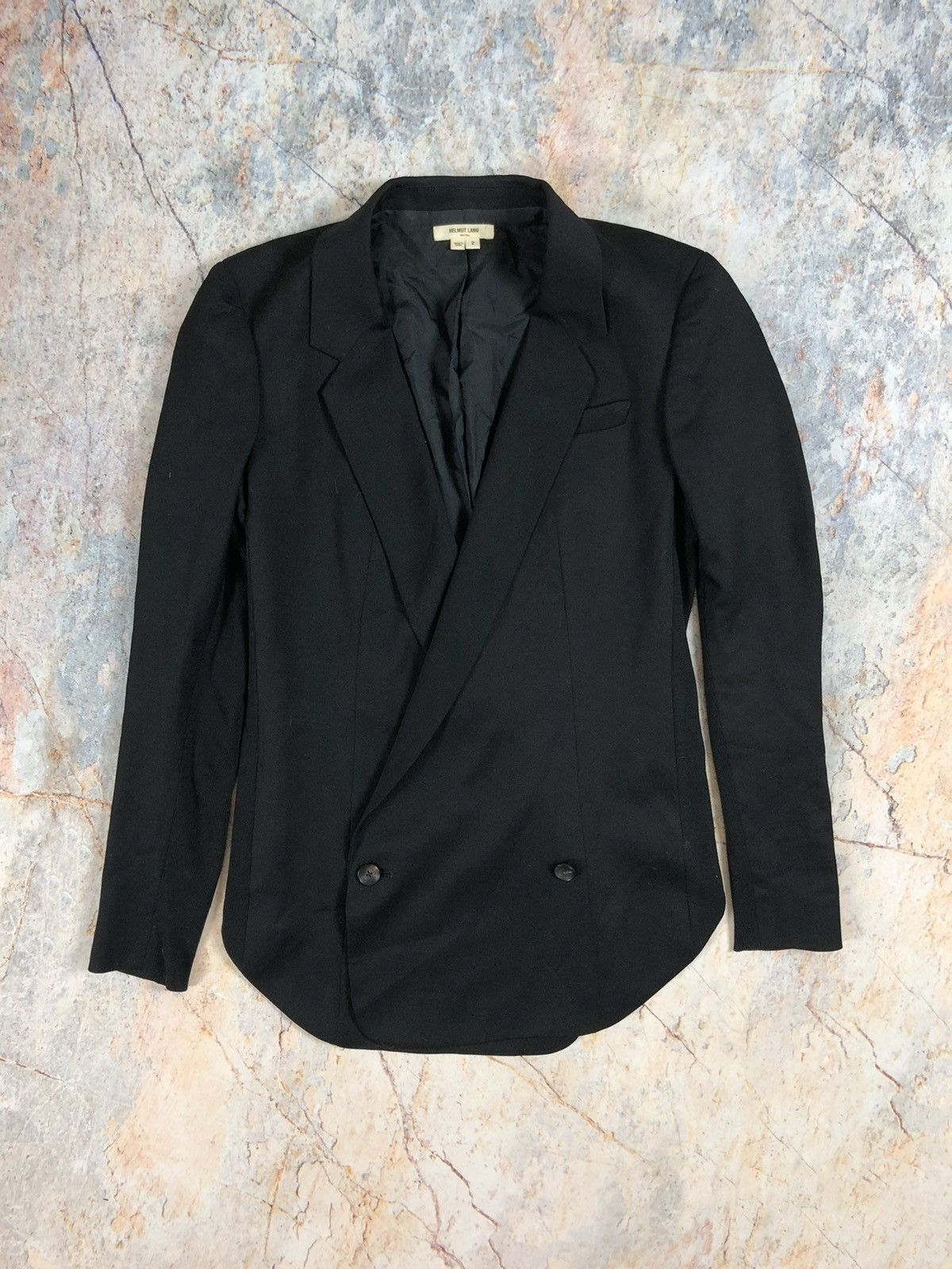 Helmut Lang Helmut Lang black blazer Size S / US 4 / IT 40 - 1 Thumbnail