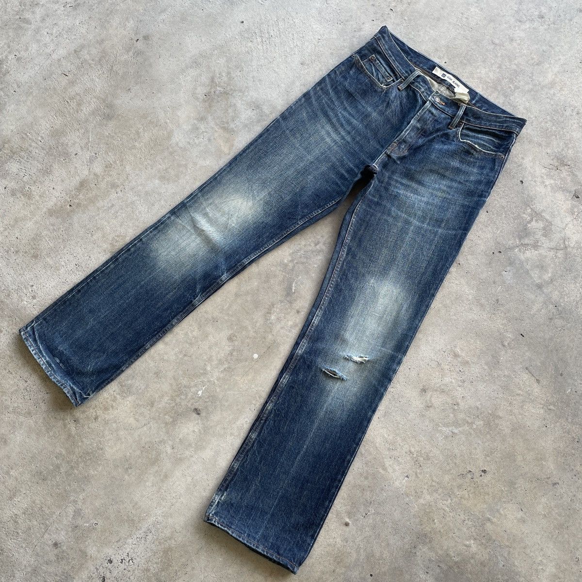 Gap Vintage Gap Jeans Faded Flare Sick Denim Pants W33x34 Size US 33 - 3 Thumbnail