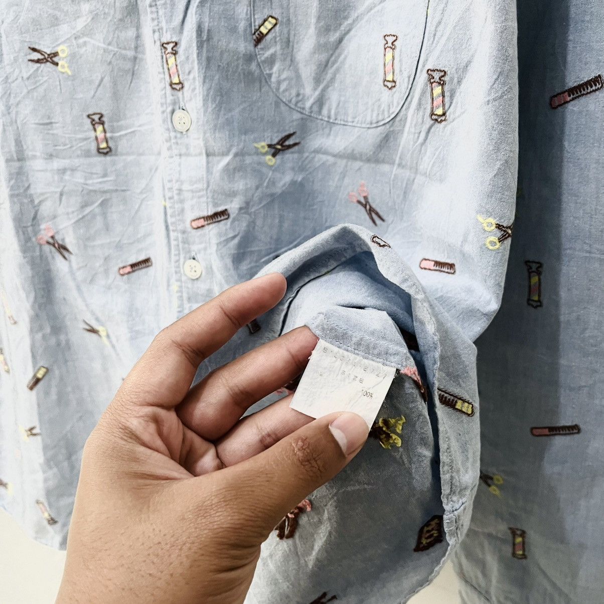 Issey Miyake Frapbois Half x Issey Miyake Botton Up Shirt Size US M / EU 48-50 / 2 - 4 Thumbnail