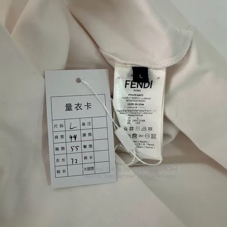 Fendi Fendi White Multi-pocket Short Sleeve T-shirt 23ss Size US L / EU 52-54 / 3 - 6 Thumbnail
