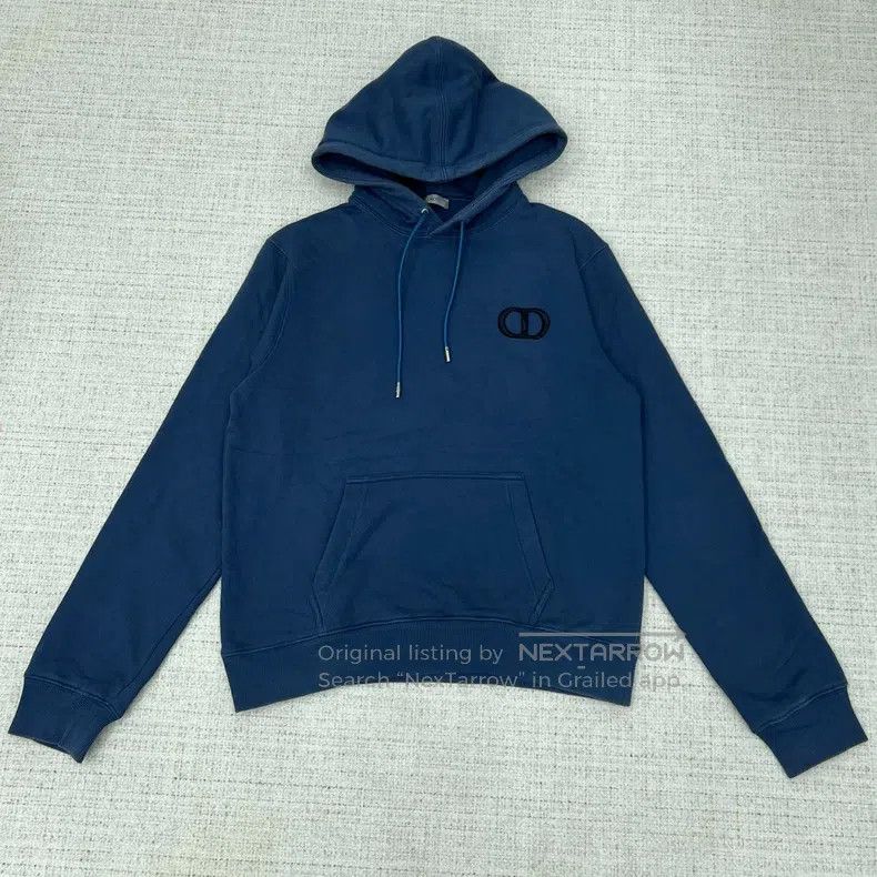 Dior Dior CD letter embroidery hooded long-sleeved sweatshirt Size US M / EU 48-50 / 2 - 1 Thumbnail