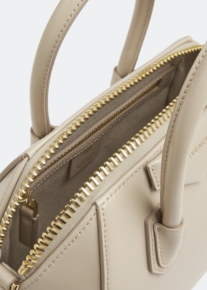 Givenchy o1srvl11e0625 Size:OS/ Antigona Mini Bag in Beige Size ONE SIZE - 4 Thumbnail